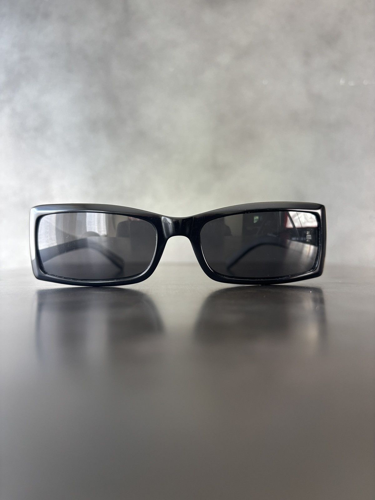Miu Miu Miu Miu Sunglasses 2000s Y2K Silver Circles SMU21E Vintage Size ONE SIZE - 6 Thumbnail