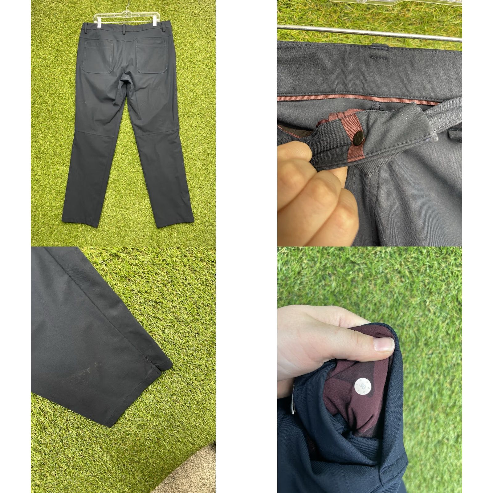 Lululemon Lululemon ABC Pant Mens 36 Classic Warpstreme Stretch Tofino Sand Blue 5-Pocket Chino Straight Leg 30in Inseam XS? Size US 36 / EU 52 - 8 Thumbnail