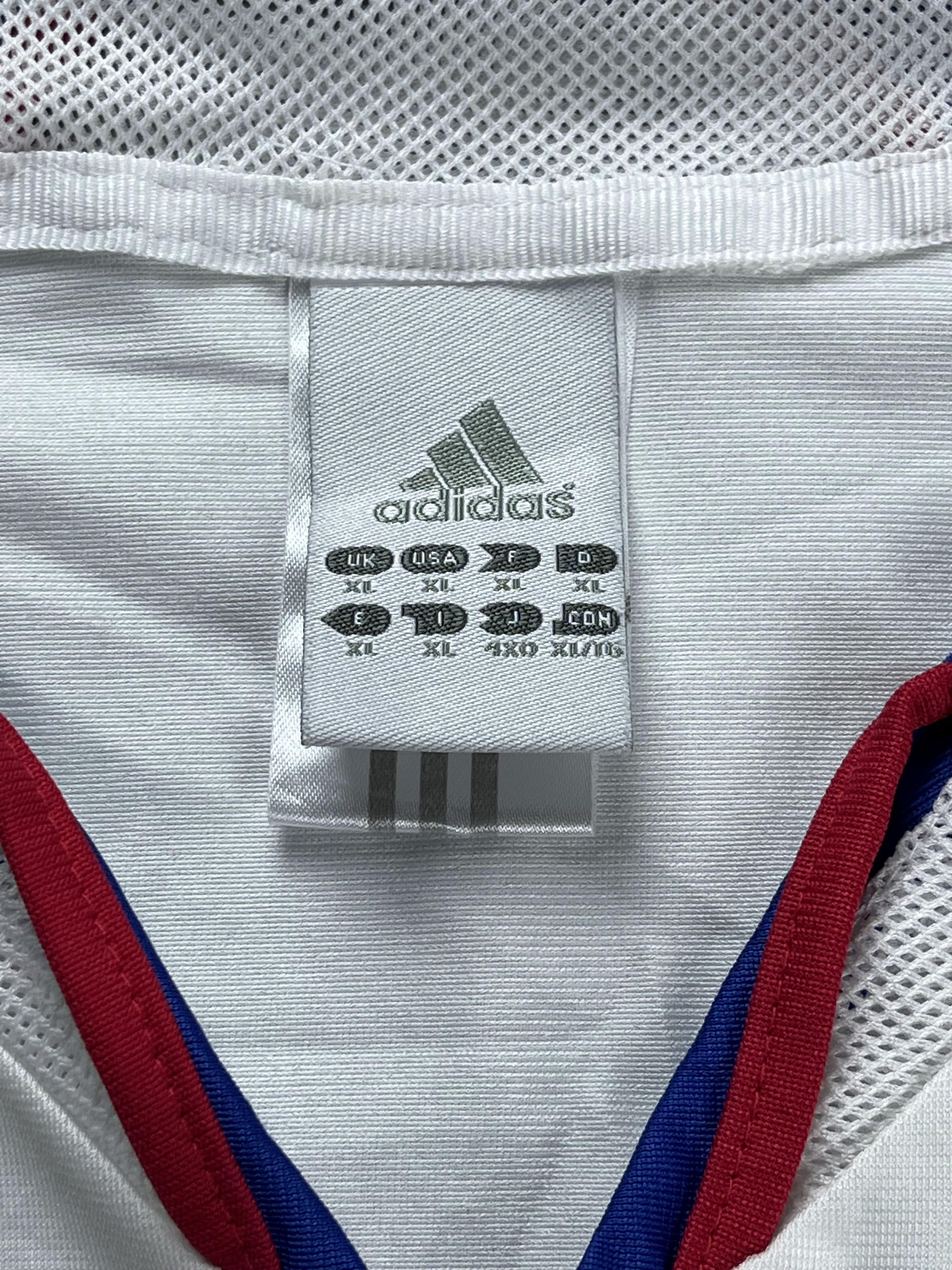 Adidas Bloke Core!Rare Adidas France 2003 Jersey Size US L / EU 52-54 / 3 - 6 Thumbnail