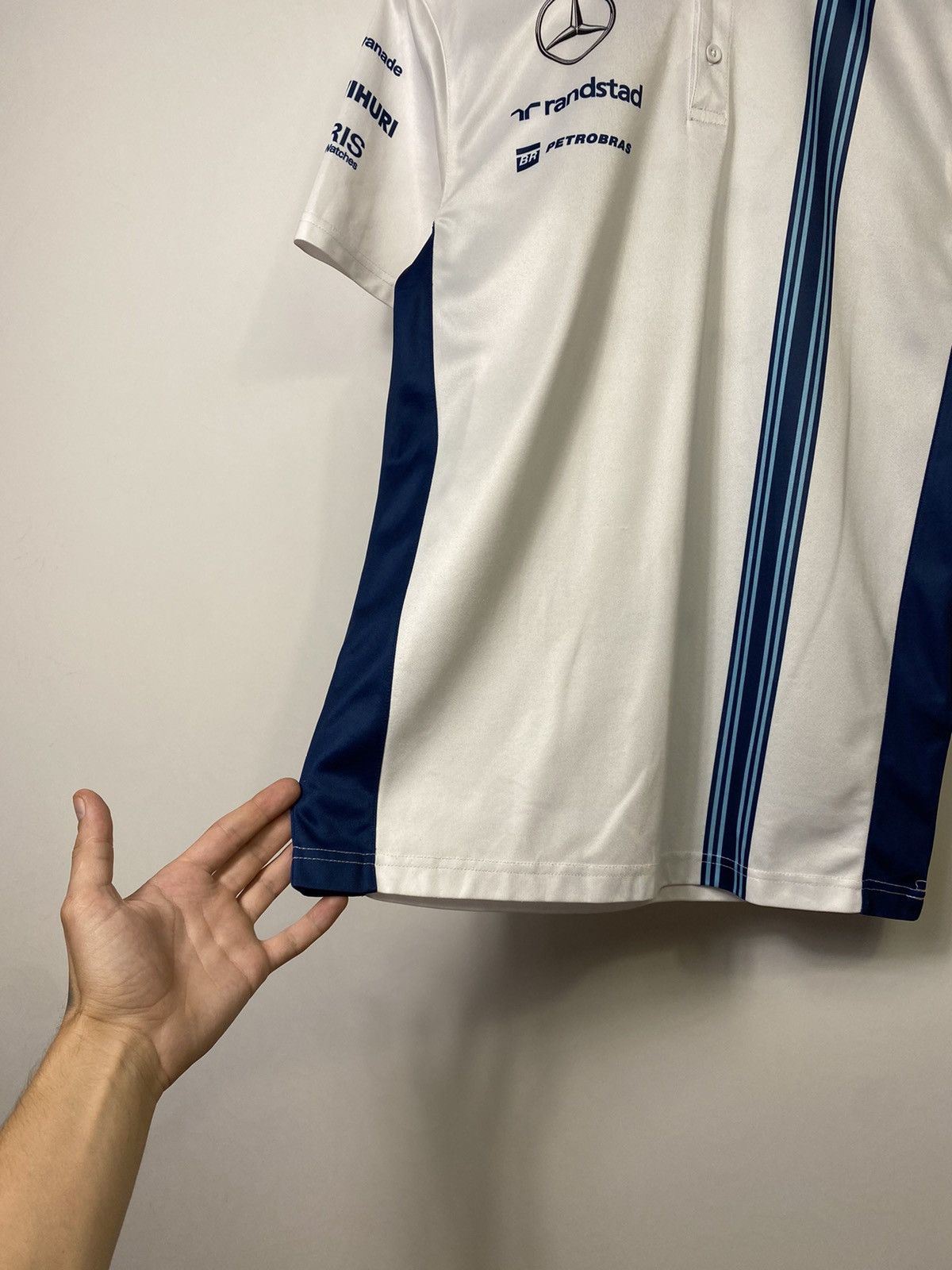 Hackett × Mercedes-Benz Hackett Williams Racing Mercedes Jersey Polo Size US S / EU 44-46 / 1 - 5 Thumbnail