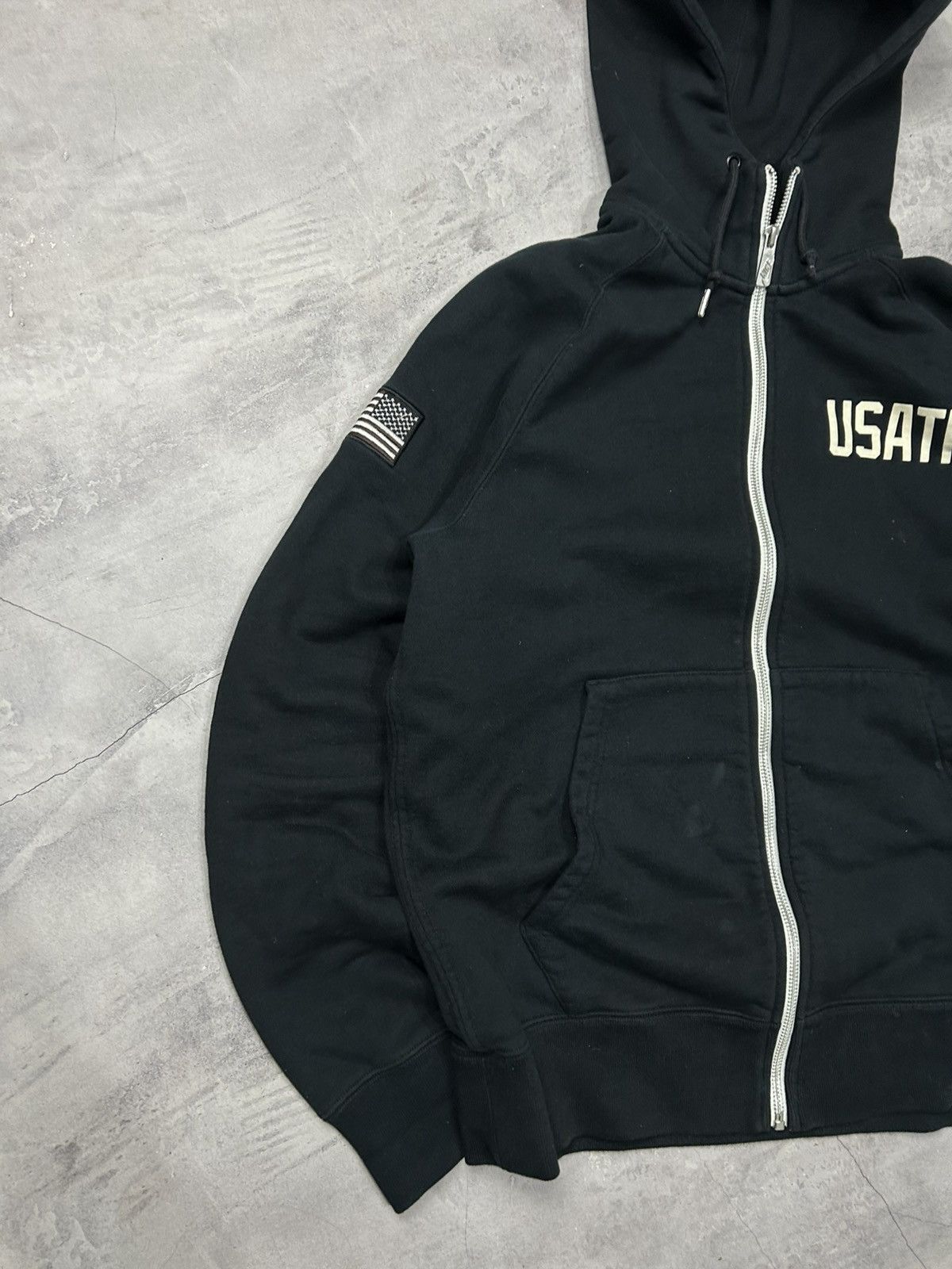 Nike × Vintage Vintage USA Nike USATF Zip hoodie Size M Size US M / EU 48-50 / 2 - 2 Thumbnail