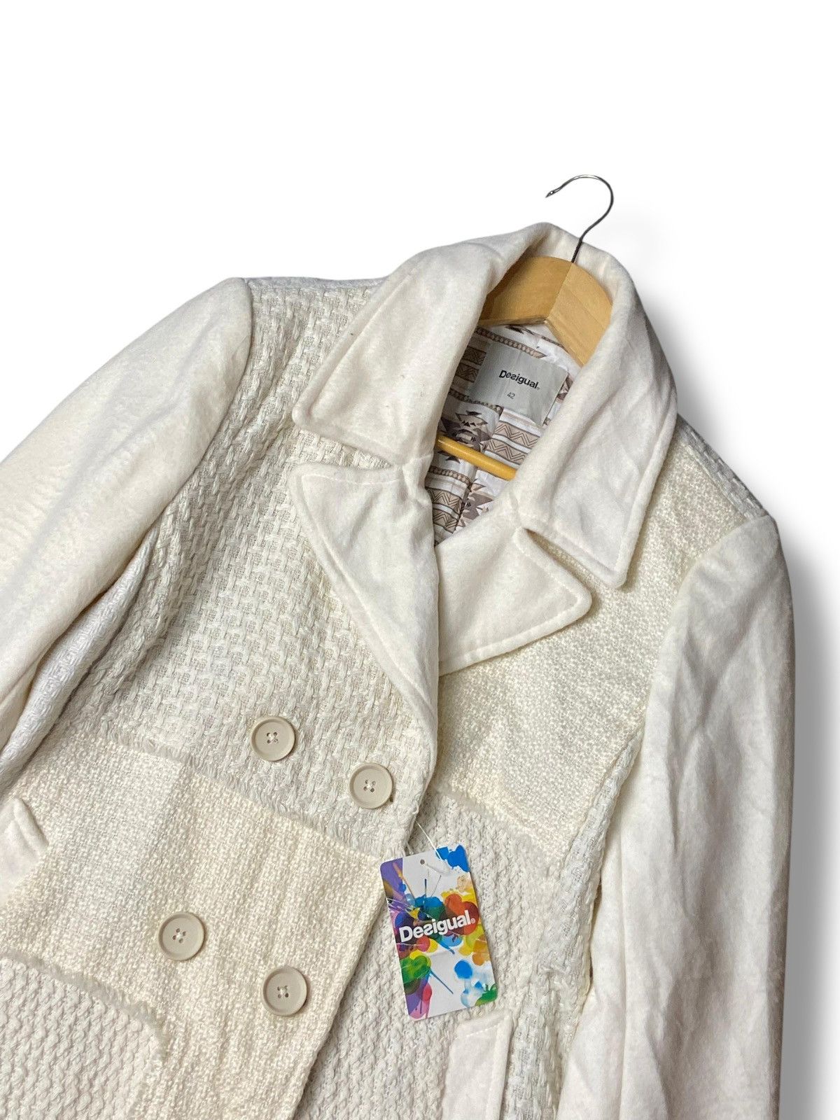 Desigual Vintage DESIGUAL Patchwork Style Jacket (149) Size US XS / EU 42 / 0 - 5 Thumbnail