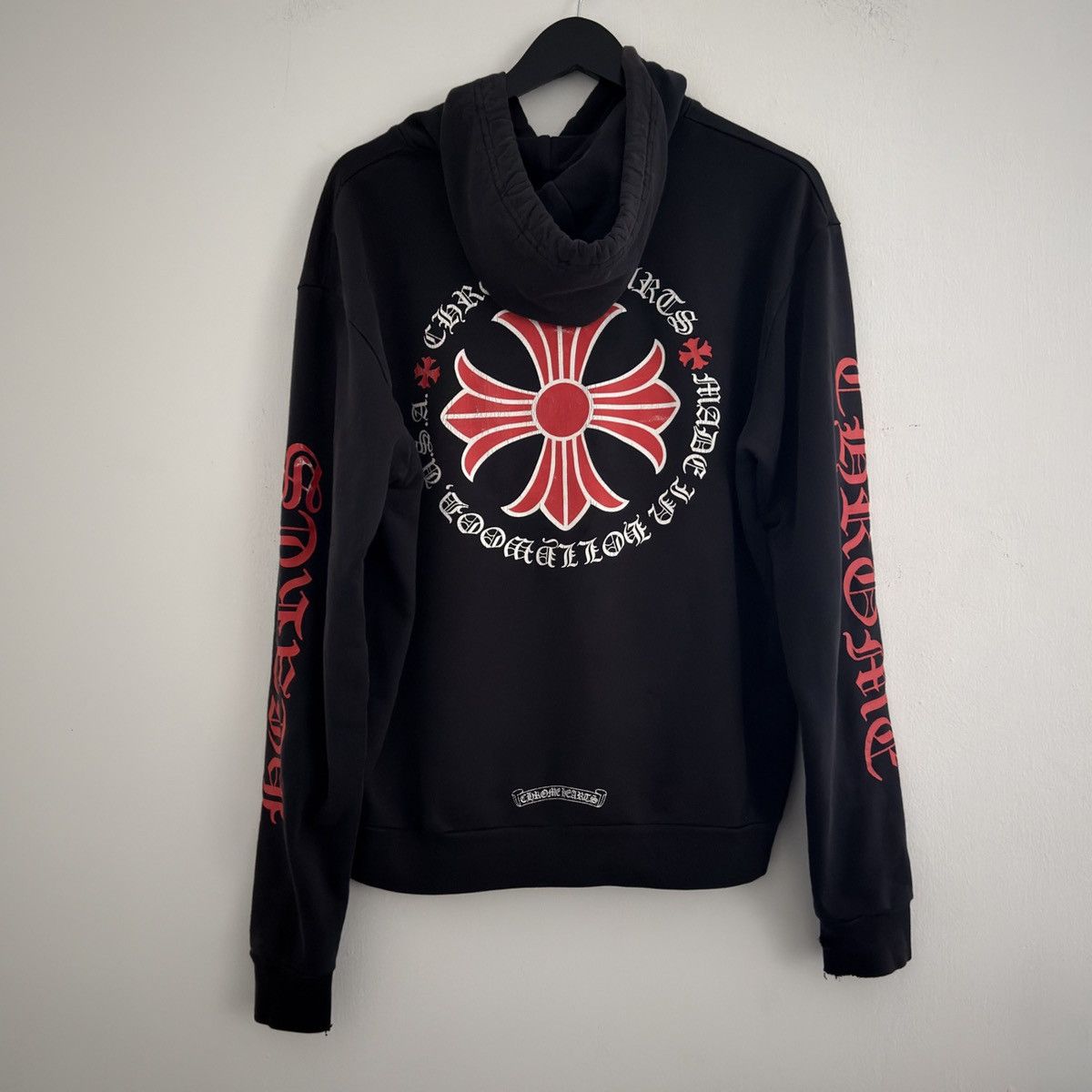 Chrome Hearts Chrome Hearts Red Plus Logo Hoodie Size US XS / EU 42 / 0 - 2 Thumbnail
