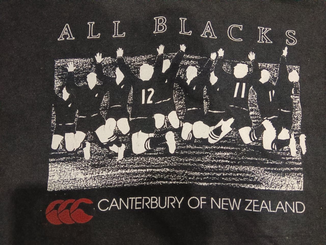 All Blacks × Canterbury of New Zealand Vintage new Zealand all black spell out Size US XL / EU 56 / 4 - 7 Thumbnail
