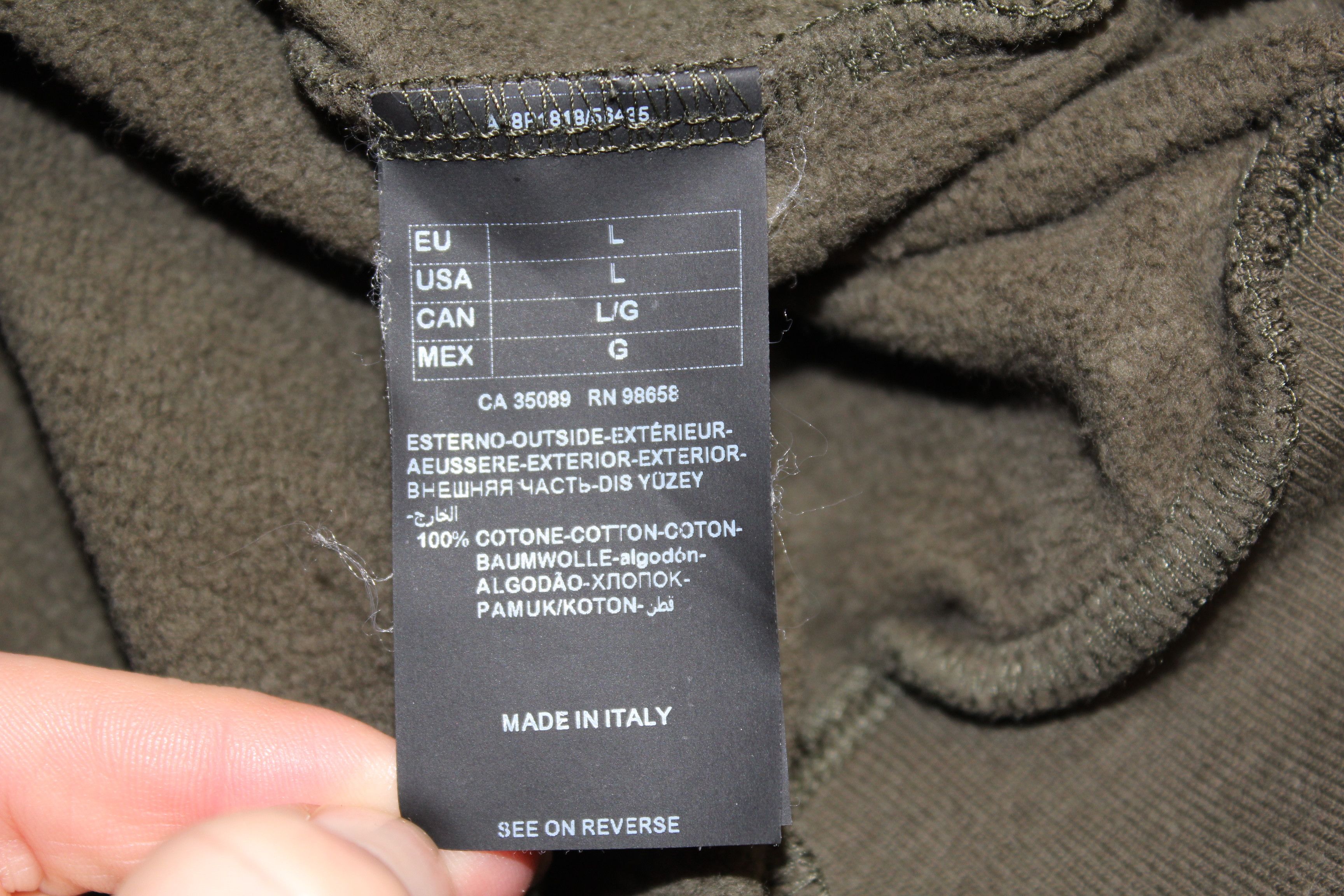 Paul & Shark Men's Paul&Shark Khaki Swetshirt Size S Size US S / EU 44-46 / 1 - 8 Thumbnail