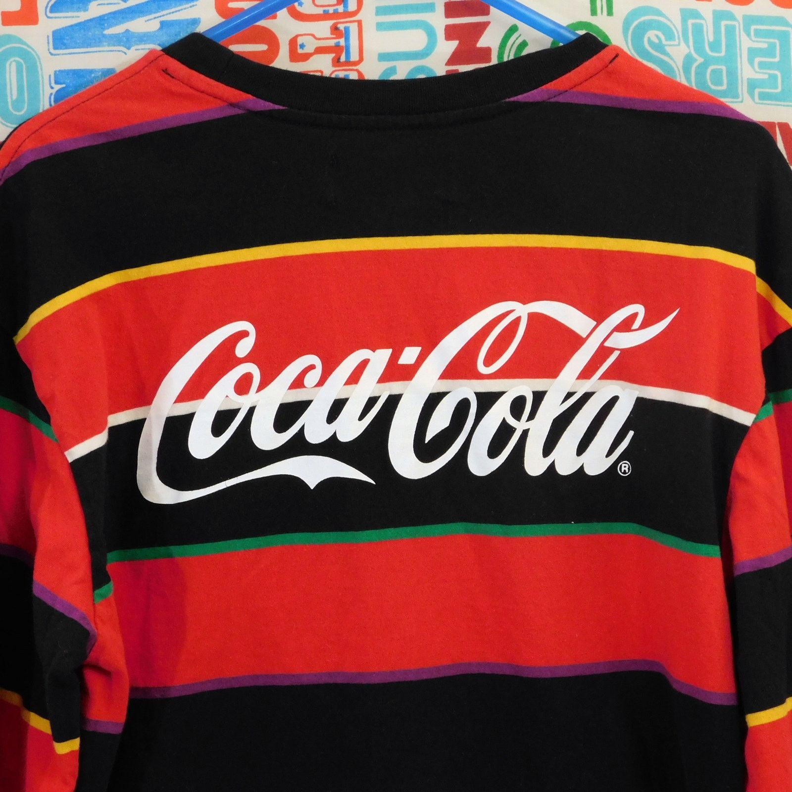 Pacsun Pac Sun Coca Cola Striped Long Sleeve T Shirt Size S Size US S / EU 44-46 / 1 - 5 Thumbnail