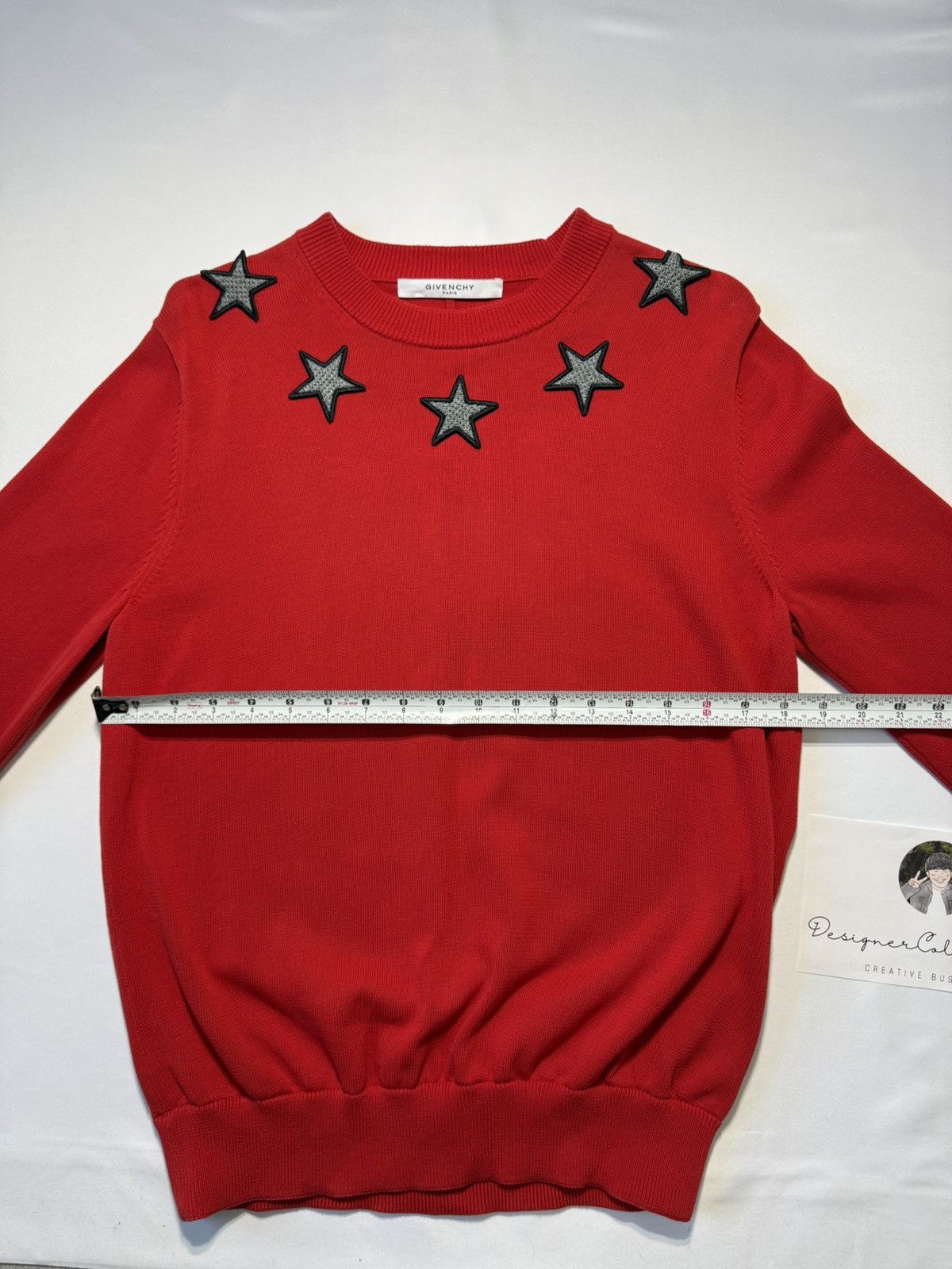 Givenchy GIVENCHY Black Star Knit Sweatshirt M Size US M / EU 48-50 / 2 - 3 Thumbnail