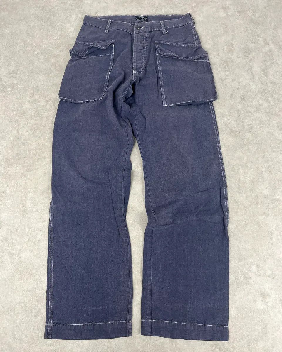 Armani Armani Archive Smooth Cargo Pants Size US 32 / EU 48 - 1 Thumbnail