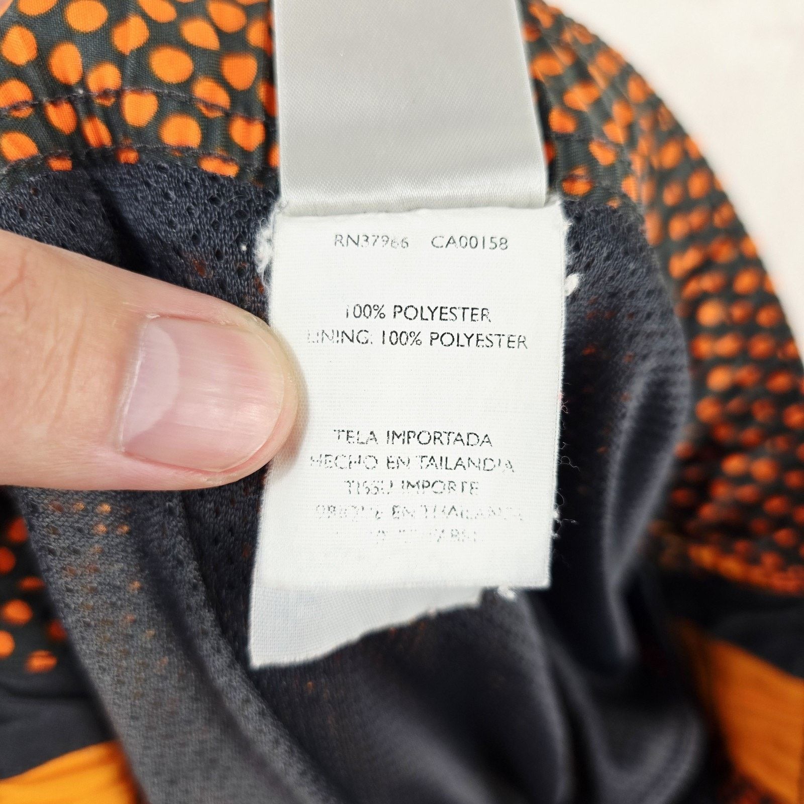 Nike Vintage Nike Flame Boardshorts Medium Orange Swim Trunks Size US 31 - 6 Thumbnail