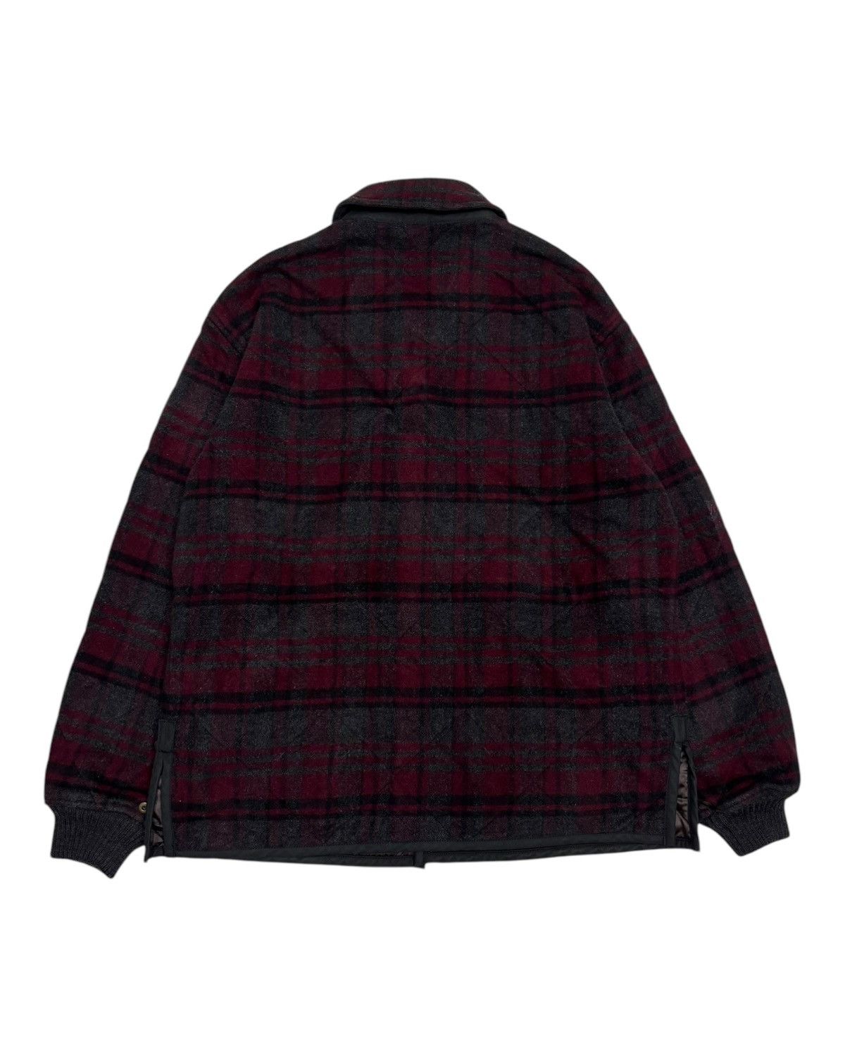 Alfred Dunhill 🔥VINTAGE ALFRED DUNHILL PLAID WOOL BOMBER JACKET Size US M / EU 48-50 / 2 - 5 Thumbnail