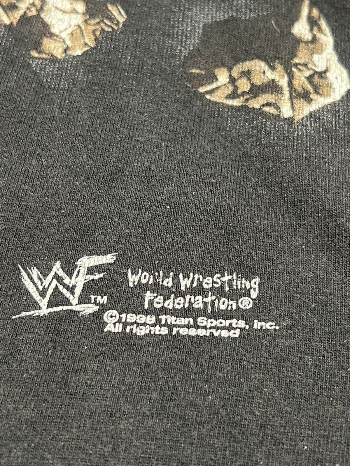Vintage × WWF 1998 Vintage WWF The Rock Dwayne Johnson Wrestling Tee Size US M / EU 48-50 / 2 - 8 Thumbnail