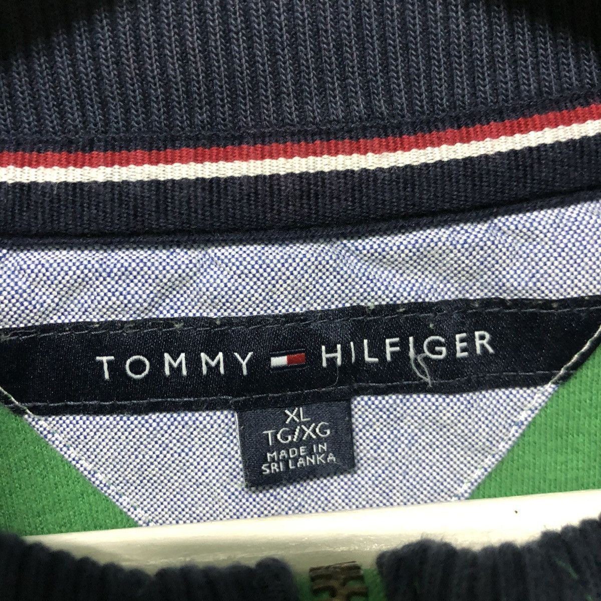 Tommy Hilfiger Vintage Tommy Hilfiger Half Zipper Sweatshirt Size US XL / EU 56 / 4 - 5 Thumbnail