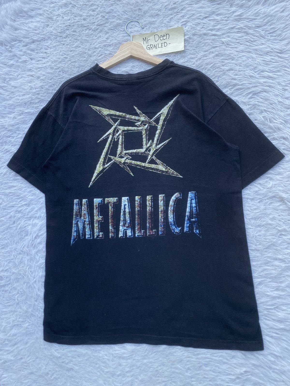Metallica Vintage 90s Tour Metallica Giant Tag Band T Shirt Size US L / EU 52-54 / 3 - 3 Thumbnail