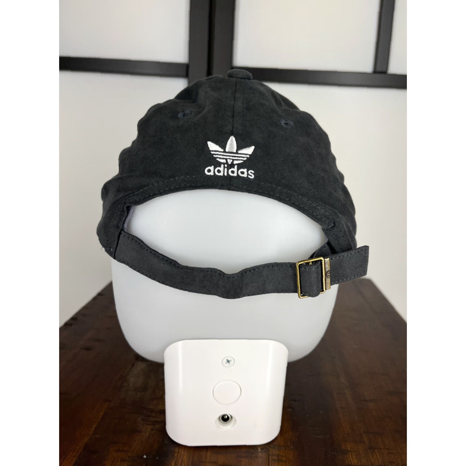 Adidas adidas Hat Cap Strap Back Womens One Size Gray Polyester Cotton Blend 3 Stripes Baseball Cap - Women - One Size - Gray - Cotton Polyester - 3 Stripes Size ONE SIZE - 6 Thumbnail