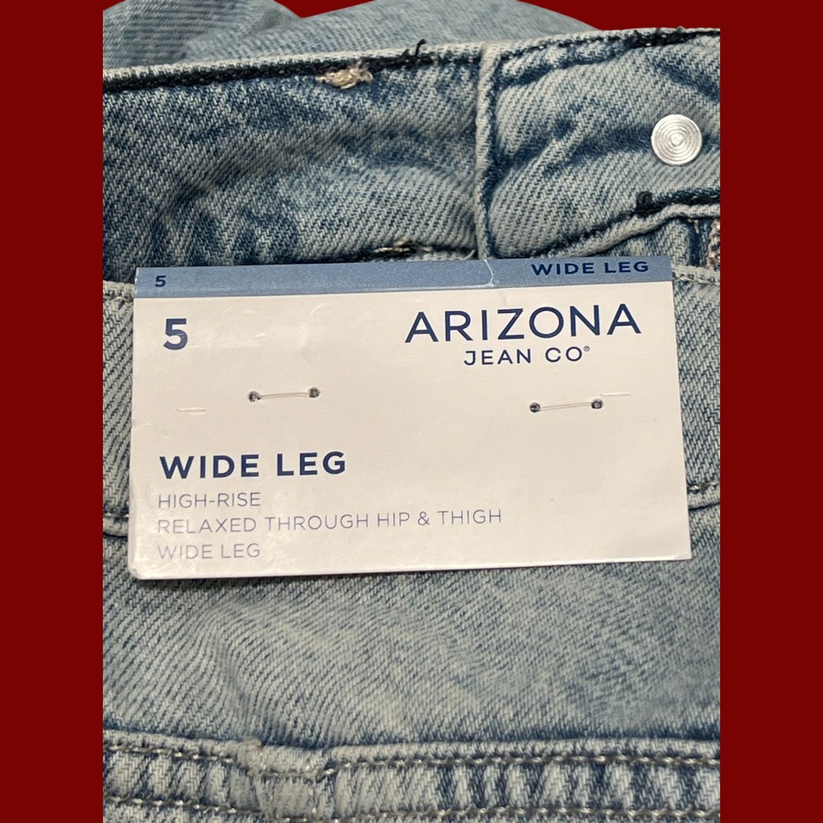 Other Arizona - Juniors Women High-Rise Relaxed Through Hip & Thig Size 30" / US 8 / IT 44 - 13 Thumbnail