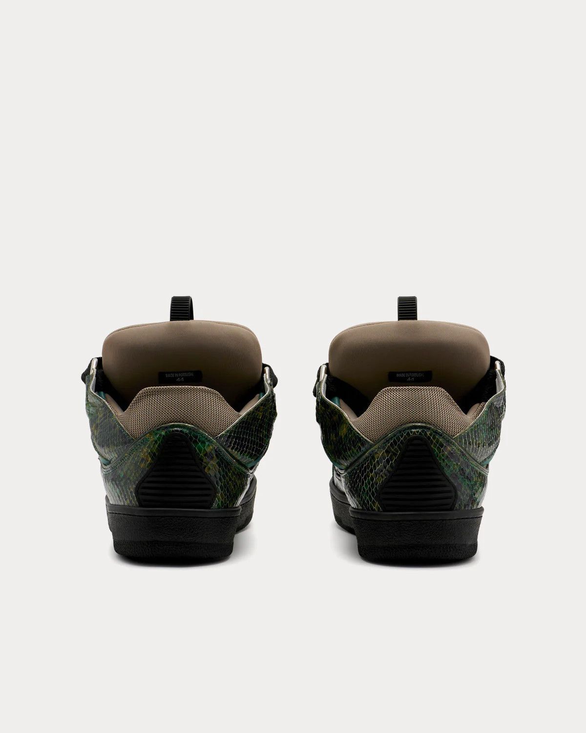 Lanvin o1w1db10824 Leather Curb Sneakers in Multicolor Size US 12 / EU 45 - 4 Thumbnail