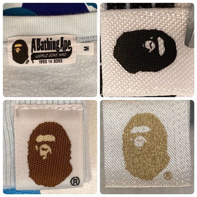 Bape BAPE ABC CAMO BLUE ASNKA LOGO sweat shirt a bathing ape Size US M / EU 48-50 / 2 - 8 Thumbnail