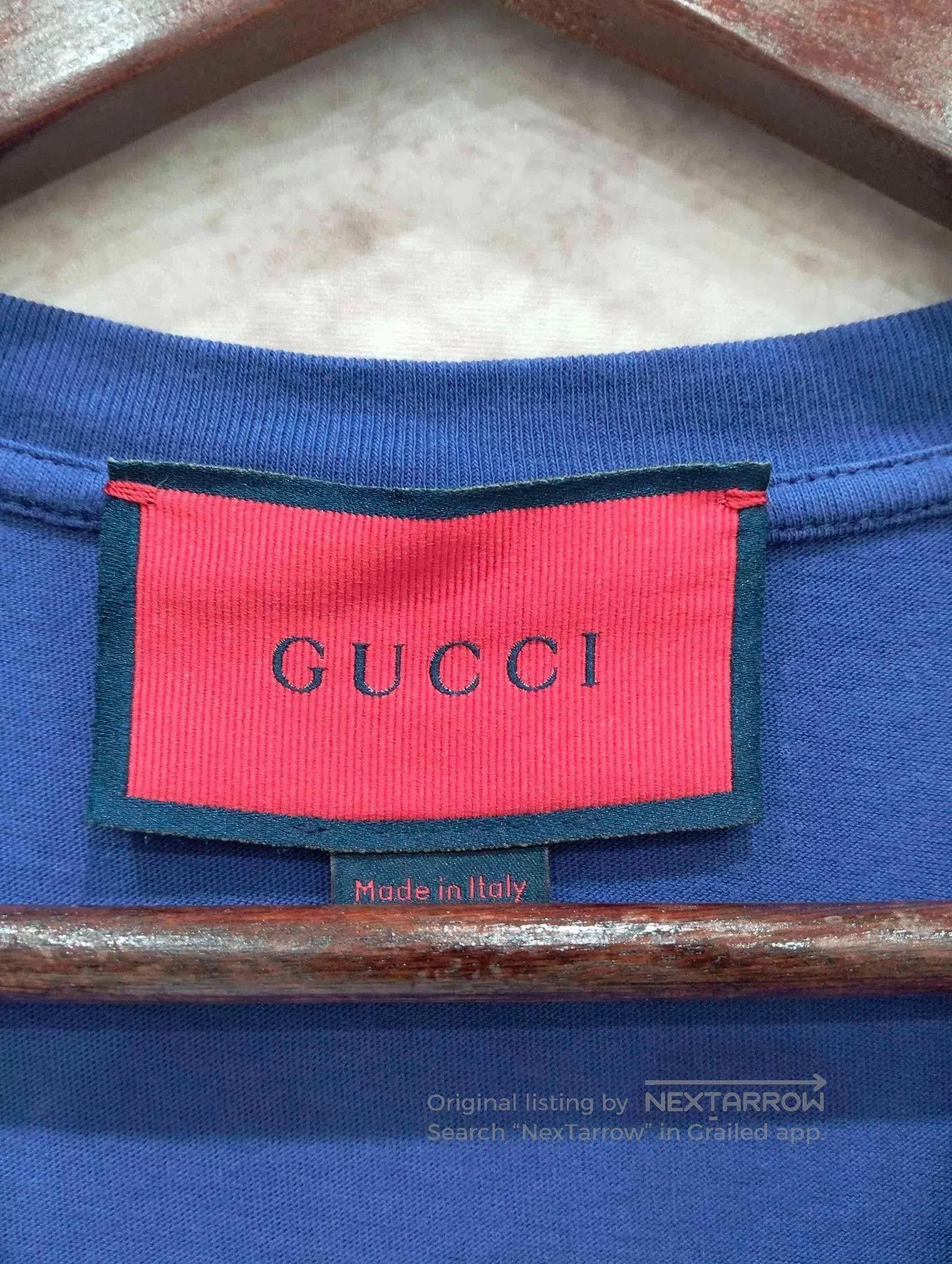 Gucci Blue Short Sleeve Graphic T. Size US S / EU 44-46 / 1 - 3 Thumbnail