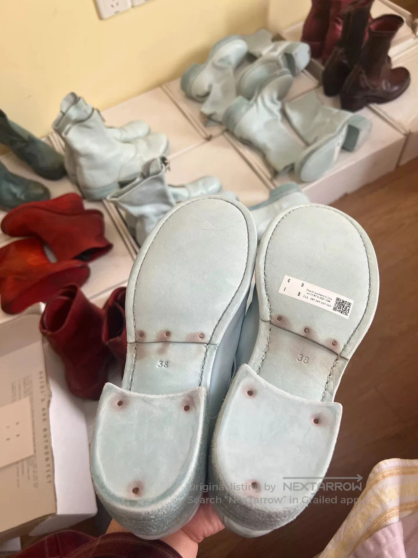 Guidi Guidi 792z Glacier Blue Shoes. Size US 7 / IT 37 - 5 Thumbnail