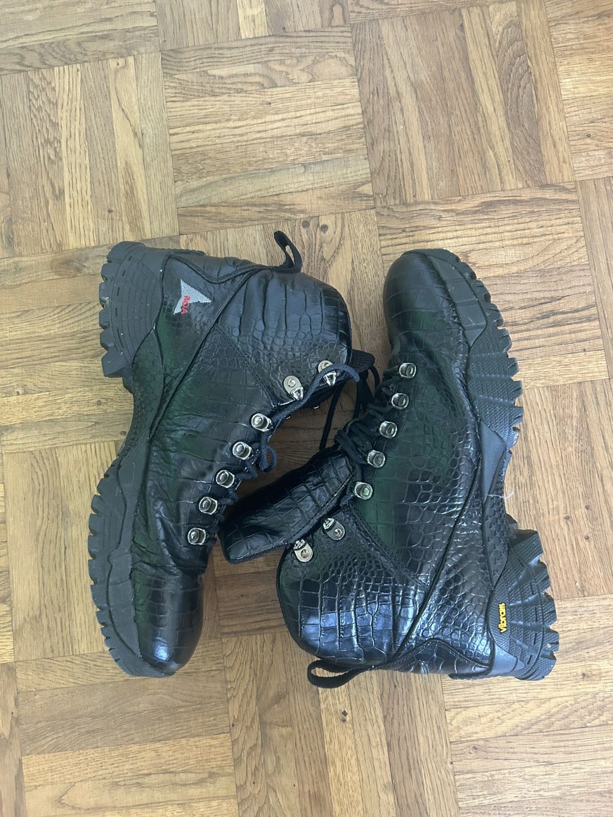 Alyx × ROA Alyx Roa Crocodile Skin Boots | Grailed