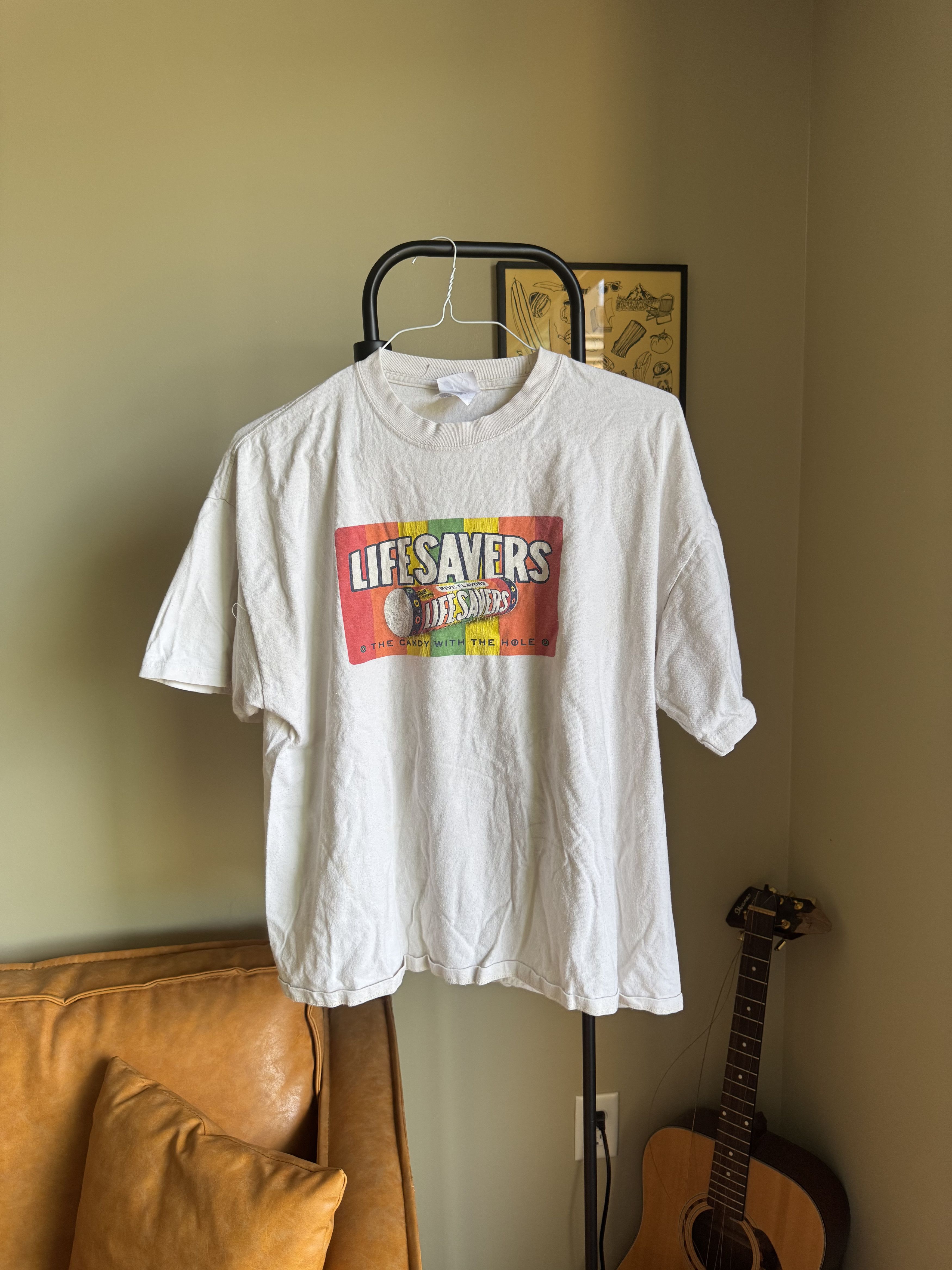 Vintage Vintage Lifesavers Tee - White - XL Size US XL / EU 56 / 4 - 1 Thumbnail