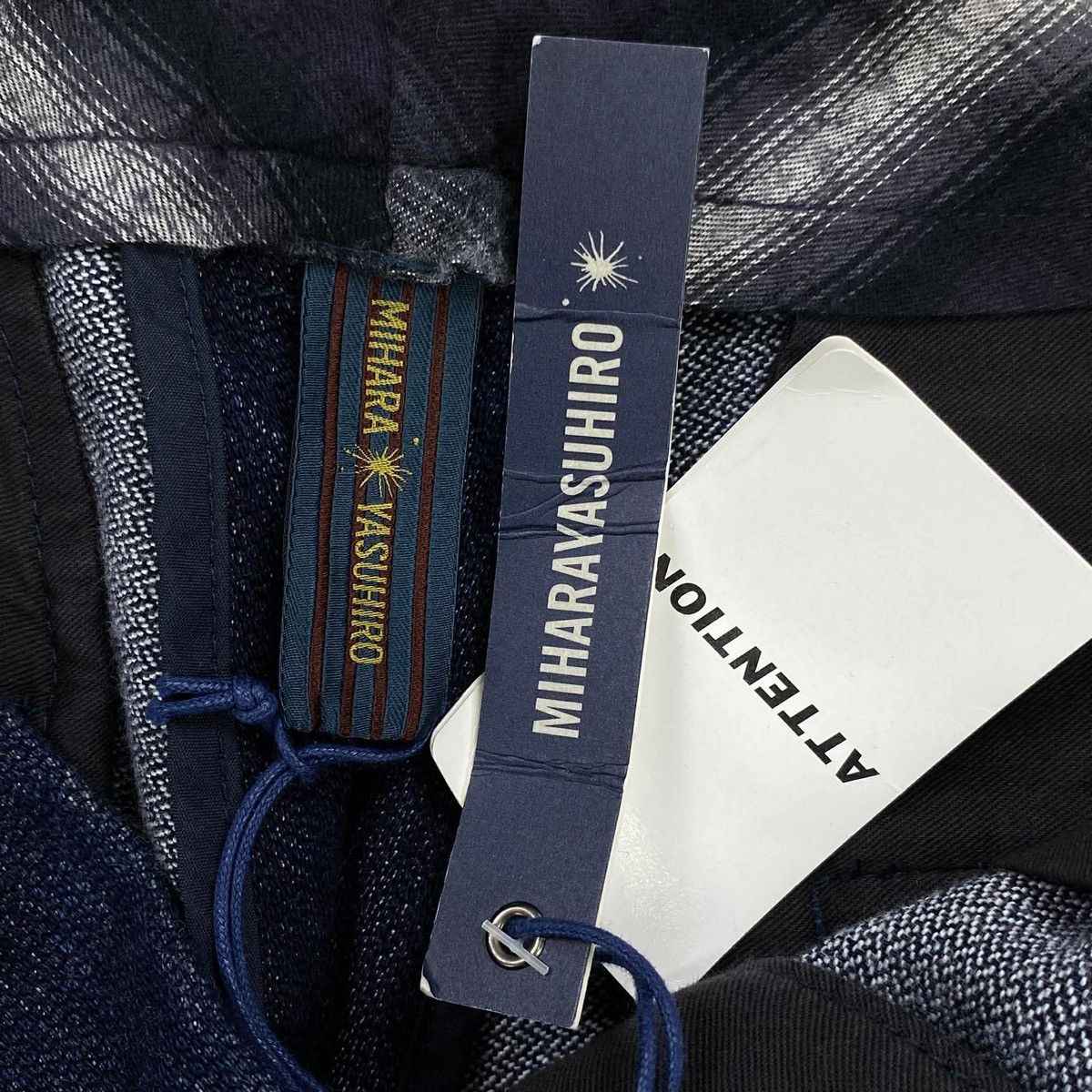 Maison MIHARA YASUHIRO Drawstring Denim Trousers Size US 33 - 5 Thumbnail