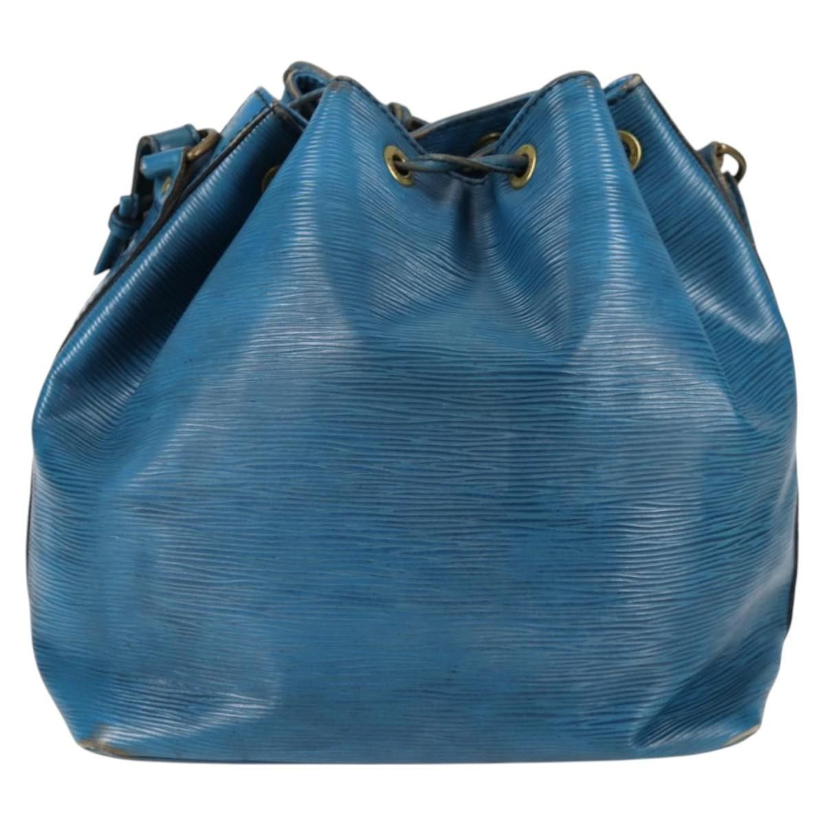 Louis Vuitton LOUIS VUITTON Epi Petit Noe Shoulder Bag Blue M44105 Size ONE SIZE - 3 Thumbnail