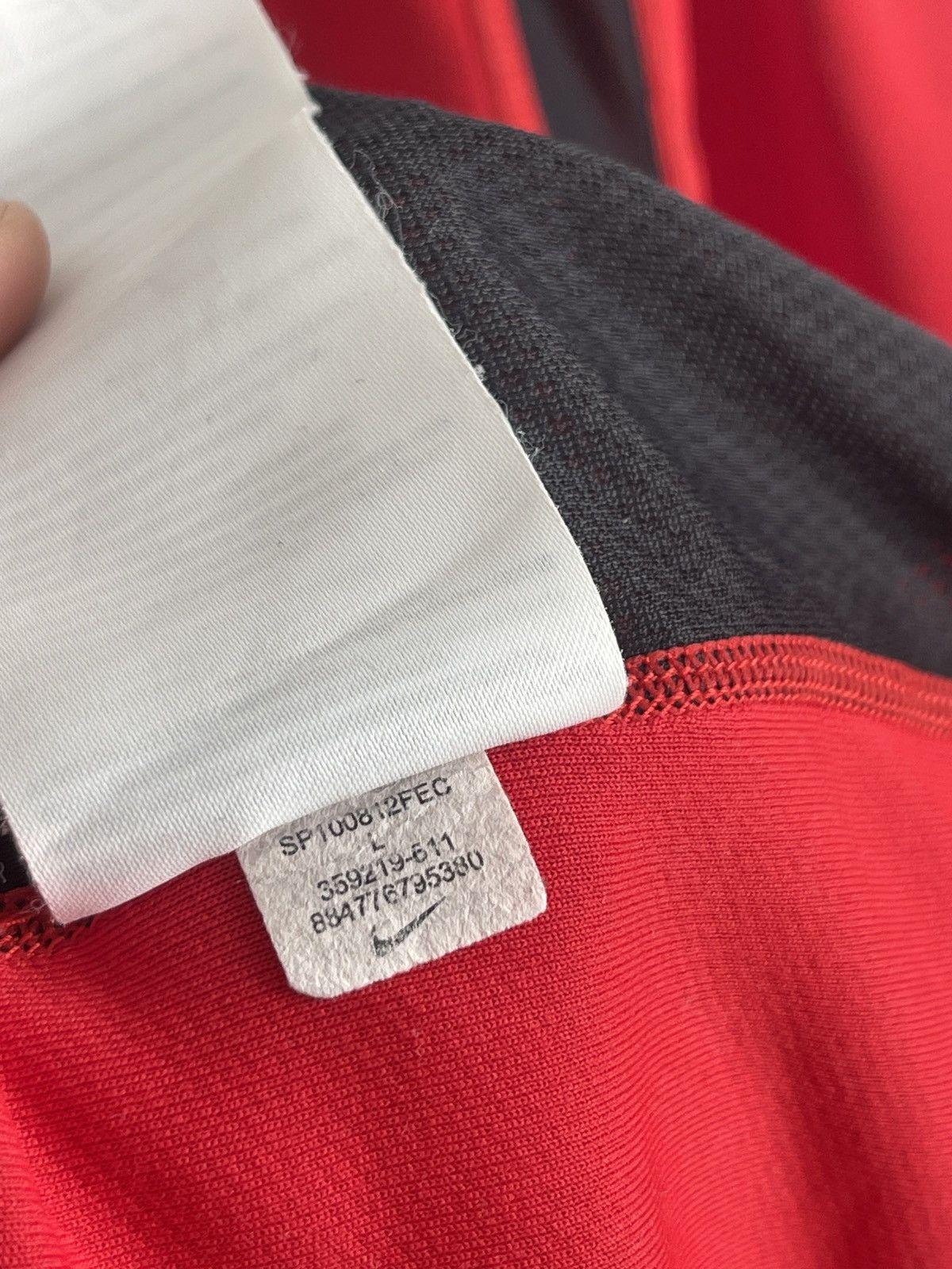 Nike Nike tee t-shirt red dri-fit L Size US L / EU 52-54 / 3 - 6 Thumbnail