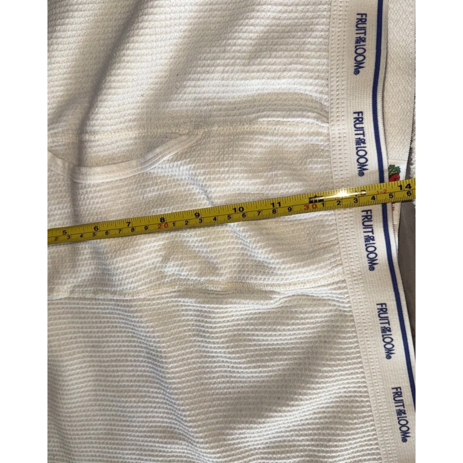 Fruit Of The Loom Fruit Of The Loom Thermal Waffle Long Johns Underwear Men’s XL Cream Pants Only Mens X L Cotton Polyester Vintage Warmth Retro 90s Size US 36 / EU 52 - 6 Thumbnail