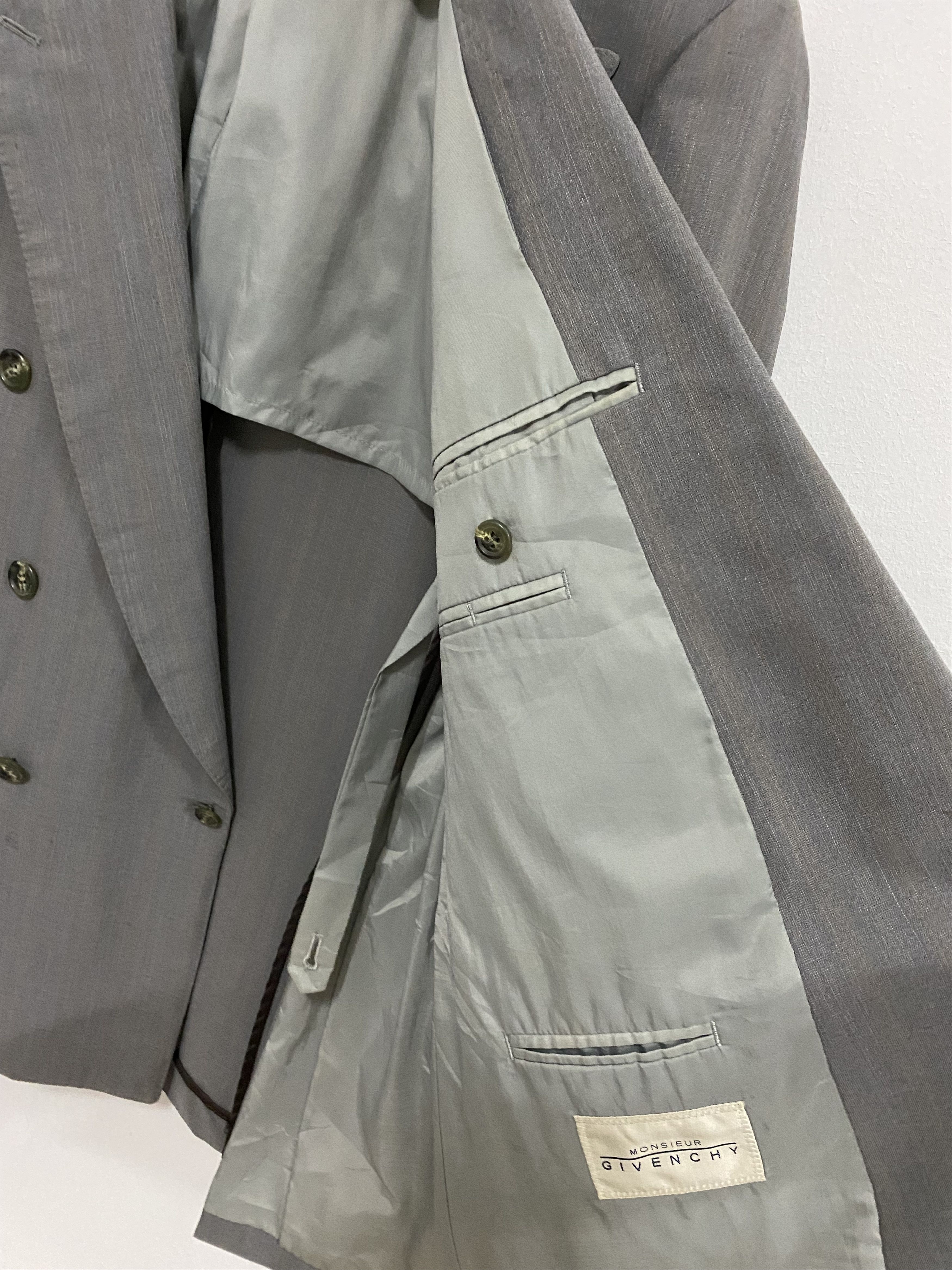 Givenchy Vintage Givenchy Men Blazer Coat Size 46R - 4 Thumbnail