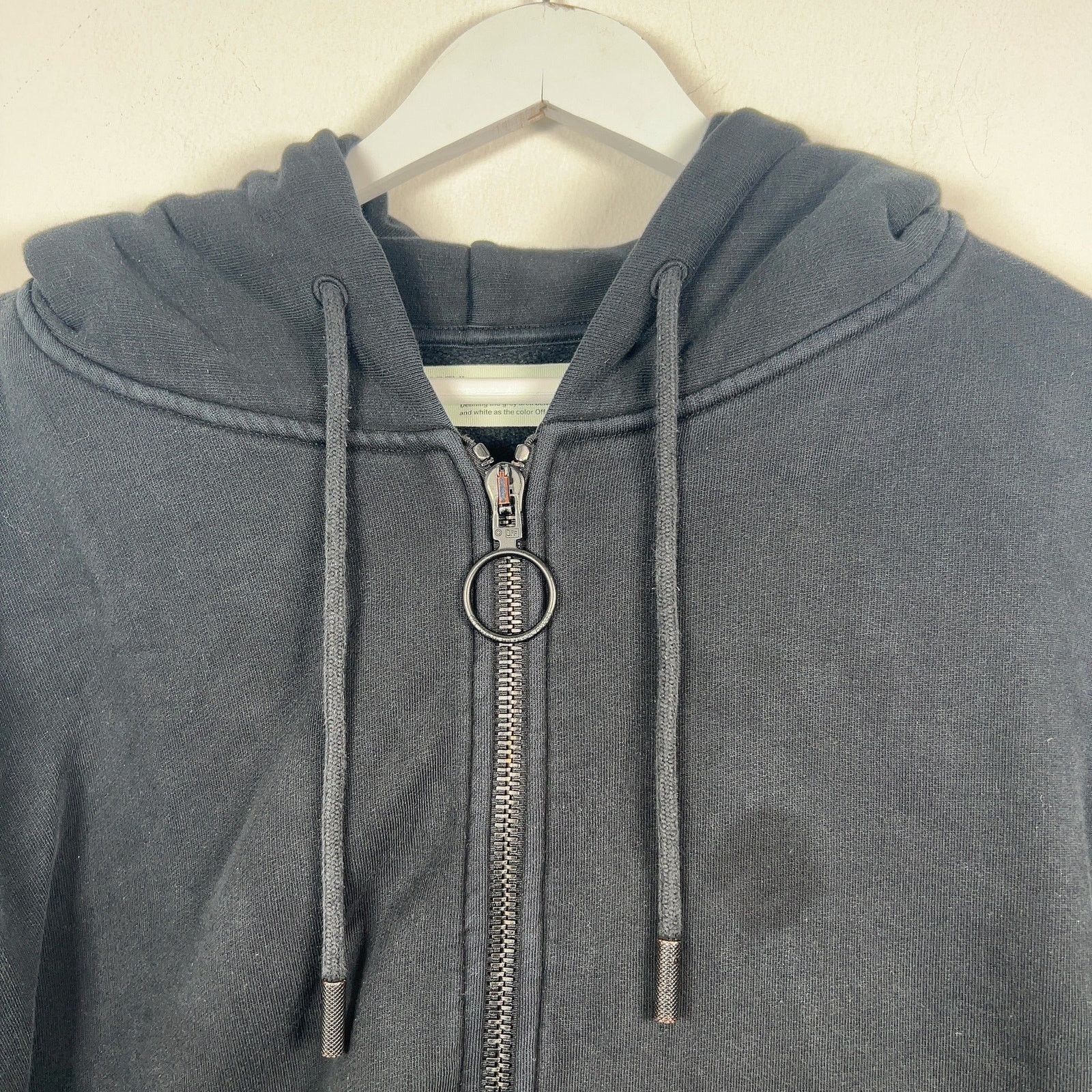 Off-White Off-White 'Mirror' Multi Graphic Zip-Up Hoodie Size US M / EU 48-50 / 2 - 2 Thumbnail