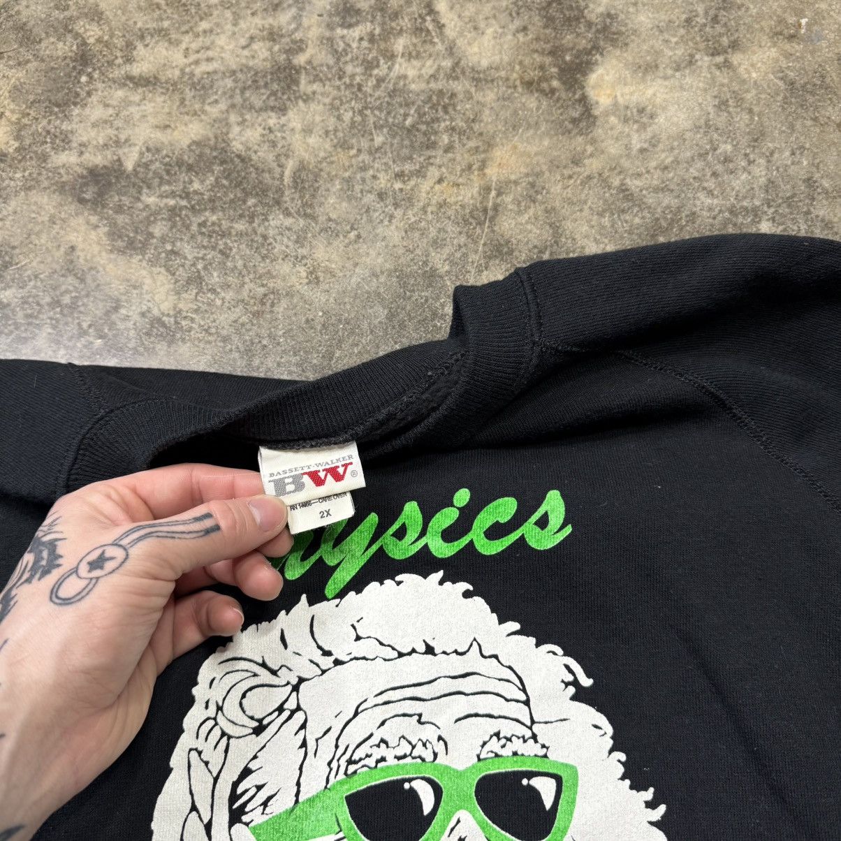 Vintage vintage albert Einstein science funny baggy sweatshirt Size US XXL / EU 58 / 5 - 5 Thumbnail