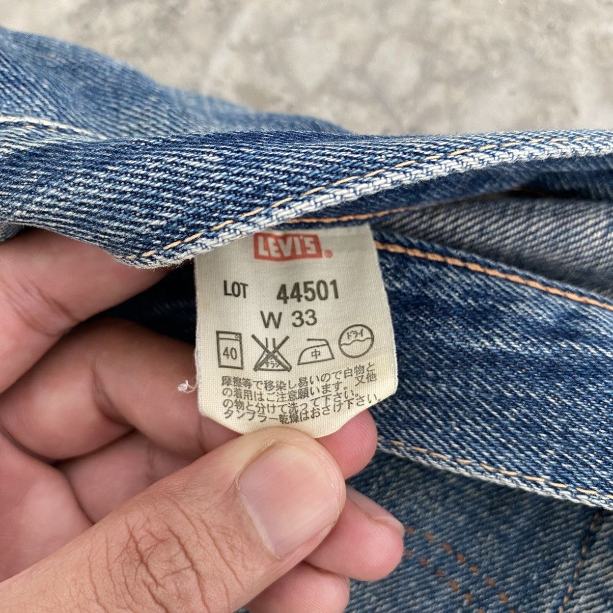Levi's Vintage Levis 501XX Big E LVC Faded Blue Selvedge Jeans Size US 32 / EU 48 - 16 Thumbnail