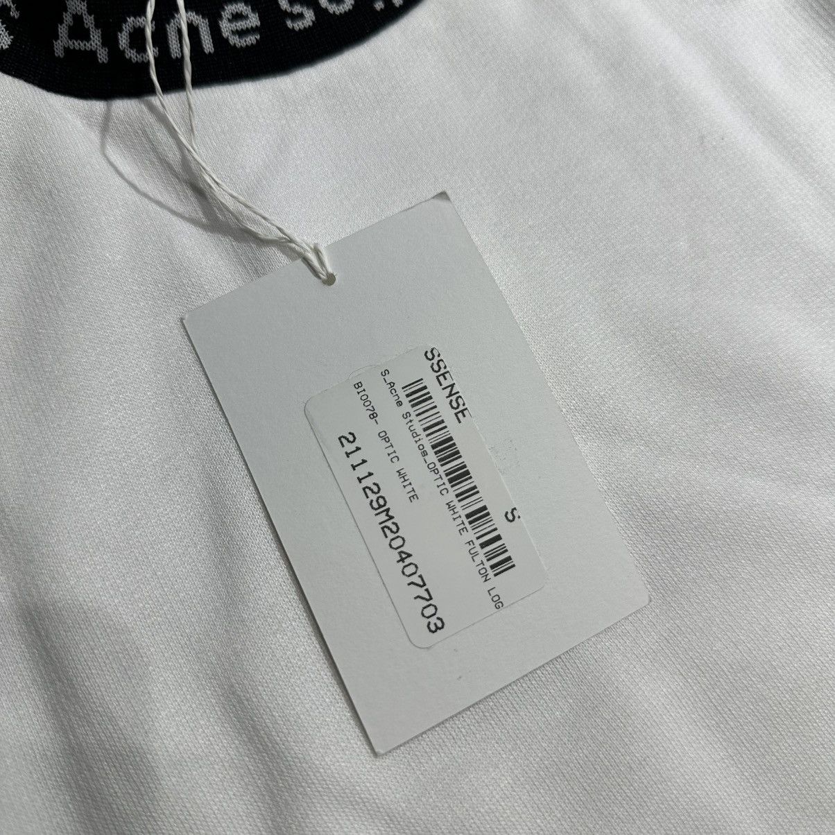 Acne Studios Acne Studios Fulton Logo Sweatshirt - White Size US S / EU 44-46 / 1 - 4 Thumbnail