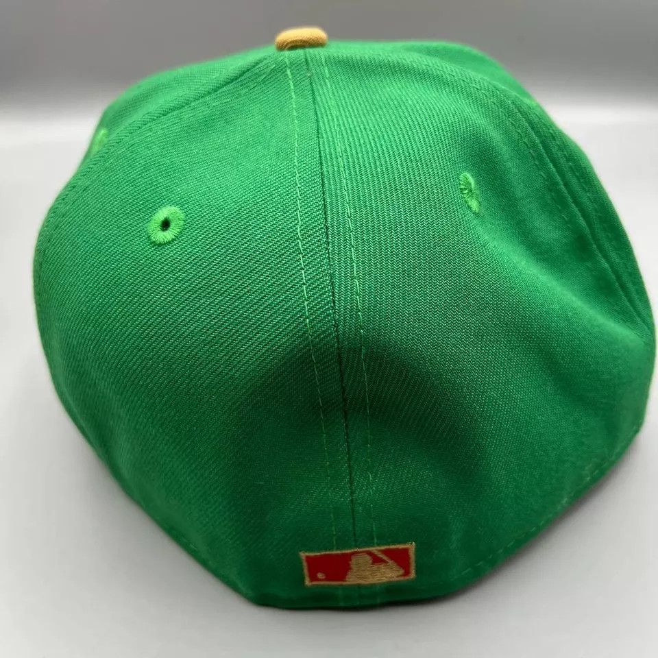 New Era San Diego Padres Hat Men 7 1/2 Green Petco Park Fitted Cap Size ONE SIZE - 4 Thumbnail