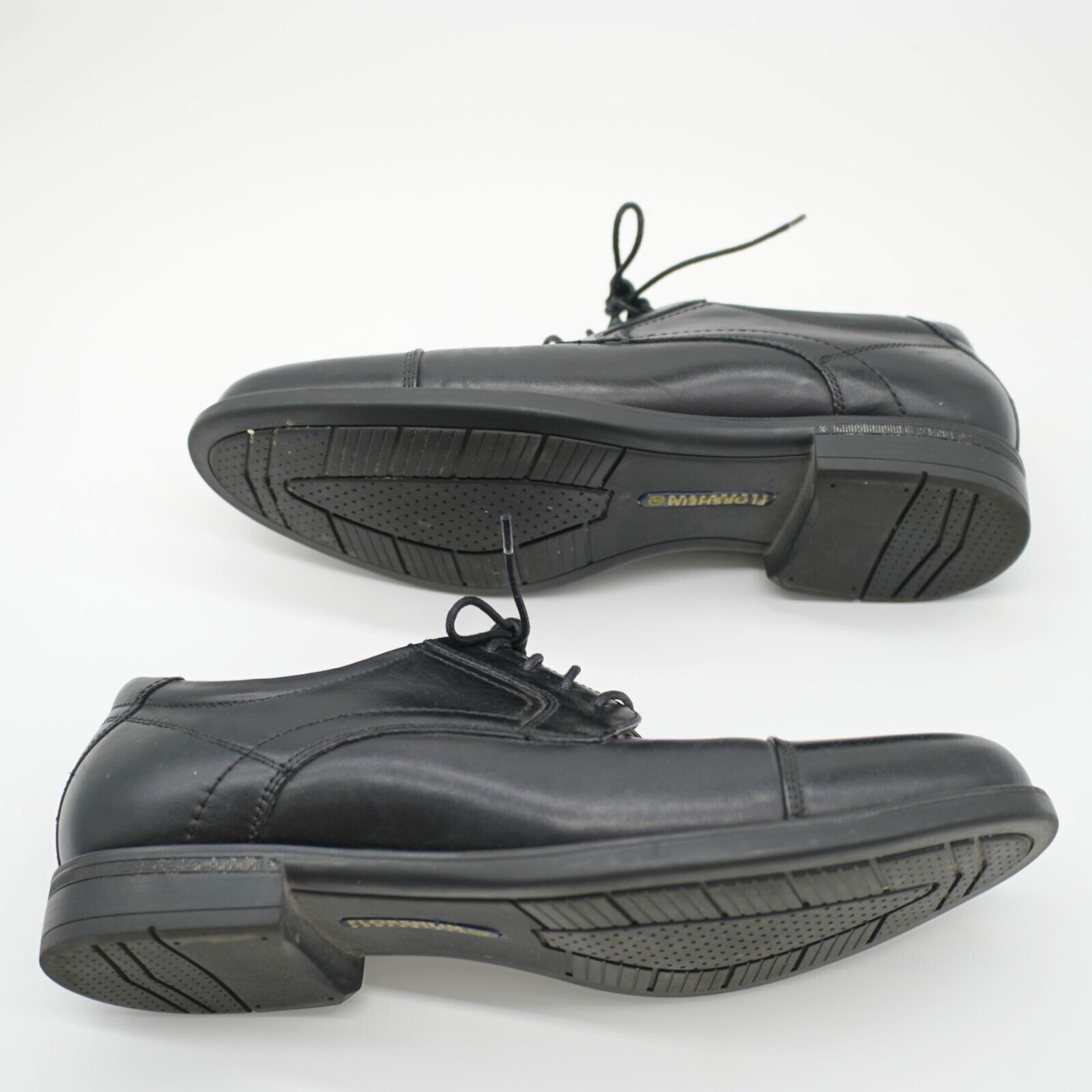 Florsheim Florsheim Comfortech Black Leather Oxford Shoes Toe Cap 10.5 Size US 10.5 / EU 43-44 - 9 Thumbnail