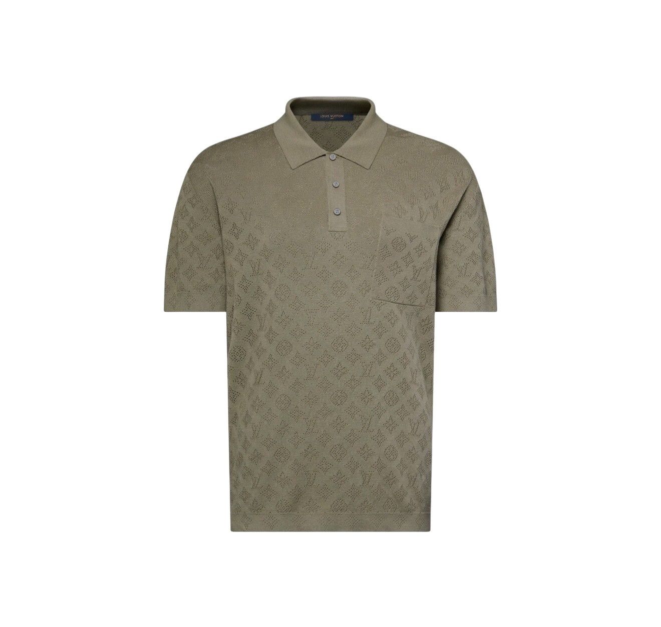 Louis Vuitton Louis Vuitton Monogram Perforated Knit Polo S Size US S / EU 44-46 / 1 - 1 Thumbnail