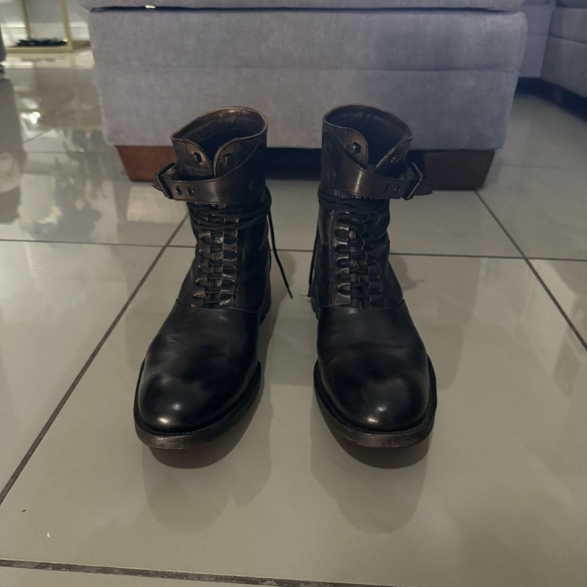 Alfredo Bannister Alfredo Bannister Layered Lace Up Boot | Grailed
