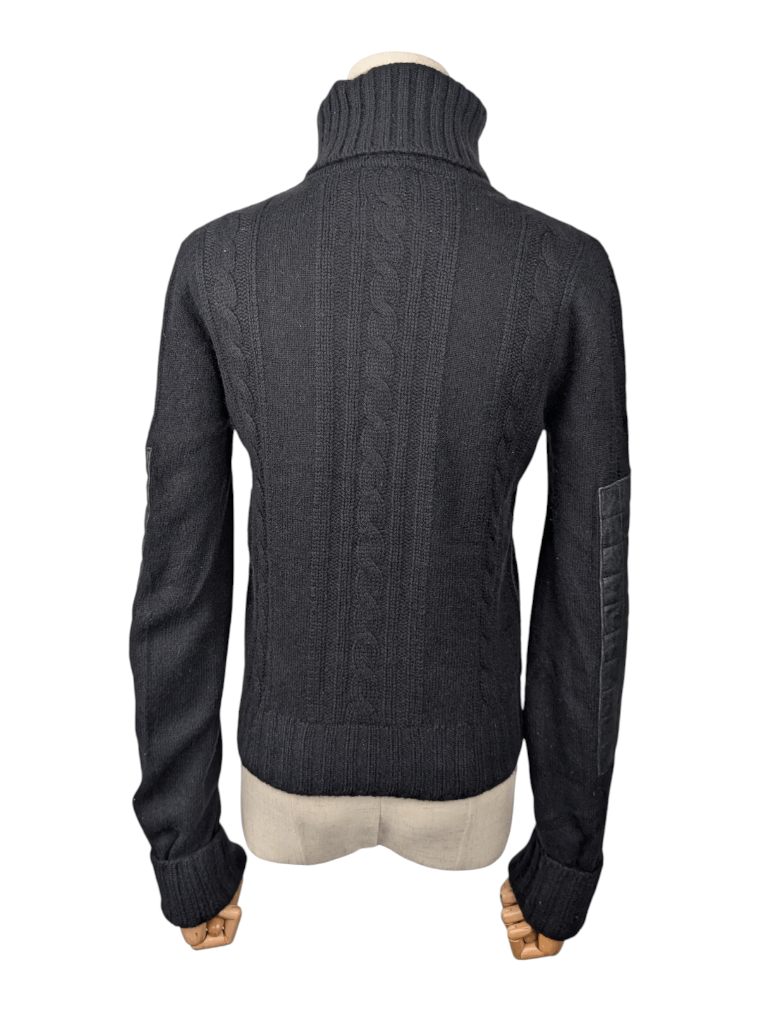 Chanel Chanel Black Cashmere Turtleneck Sweater Size XS / US 0-2 / IT 36-38 - 2 Thumbnail
