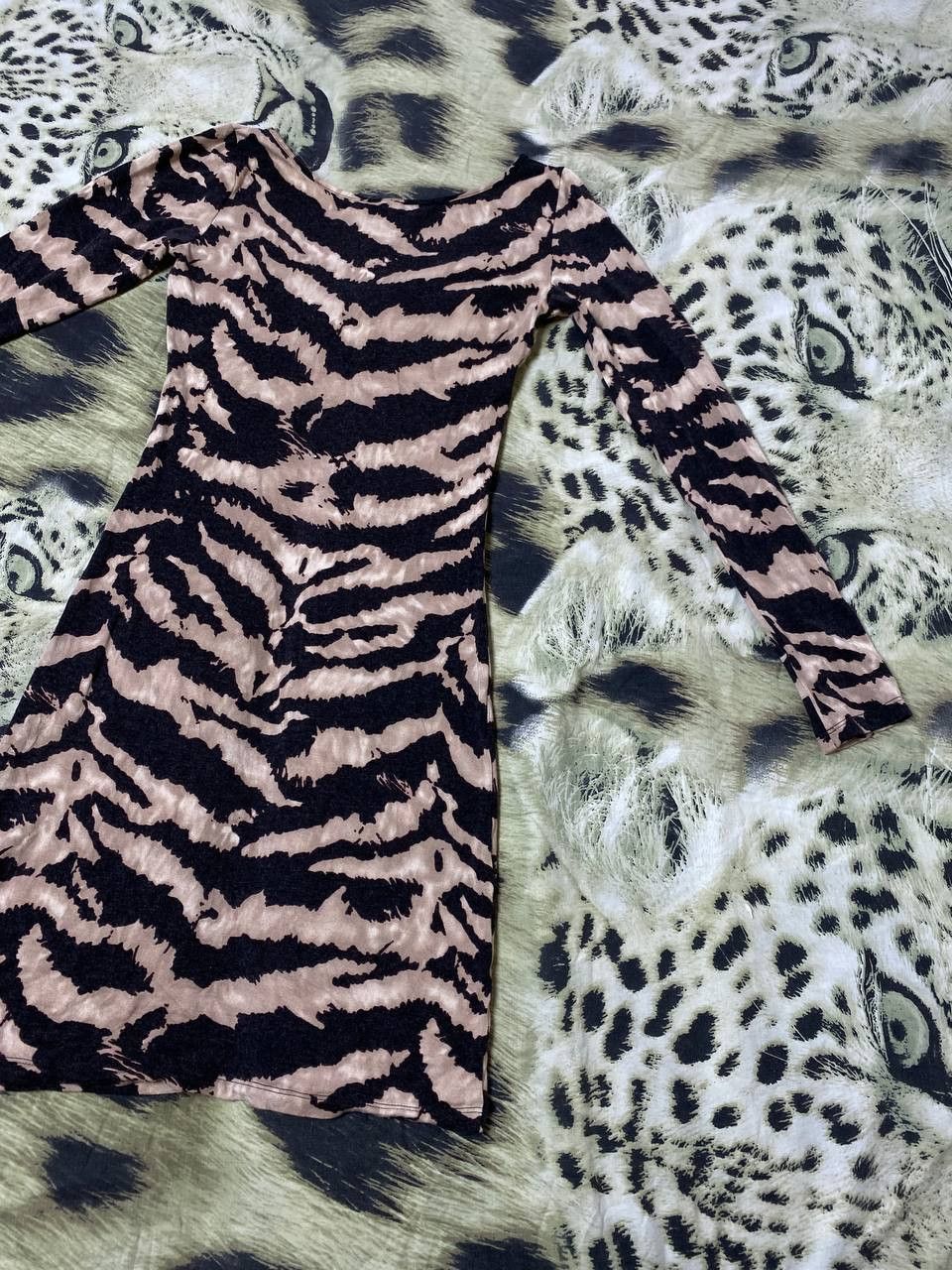 Roberto Cavalli ROBERTO CAVALLI Leopard Animal Print Wrap Dress Size M / US 6-8 / IT 42-44 - 14 Thumbnail