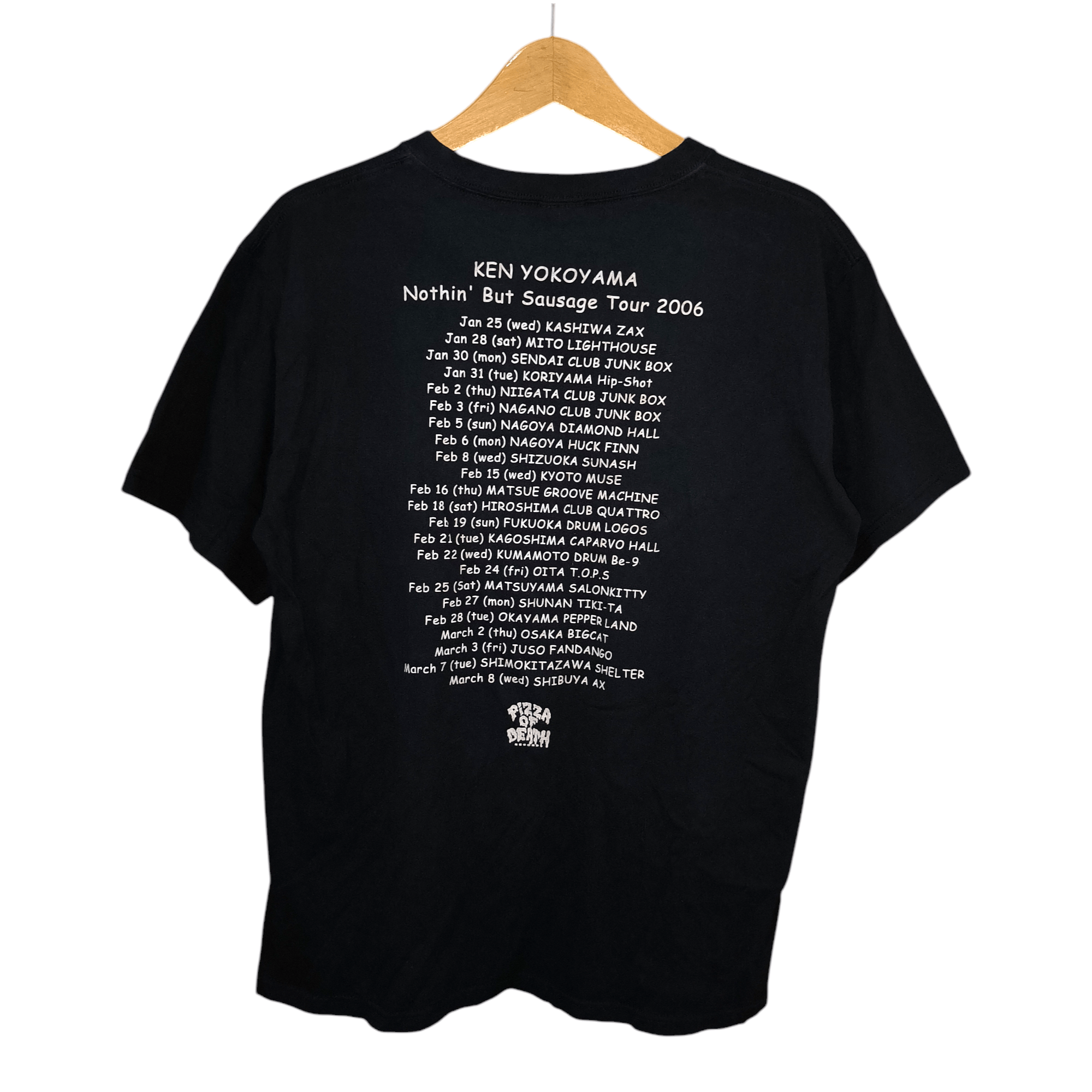 Band Tees × Vintage Ken Yokoyama Nothin' But Sausage Tour 2006 Pizza Of Death Size US M / EU 48-50 / 2 - 3 Thumbnail