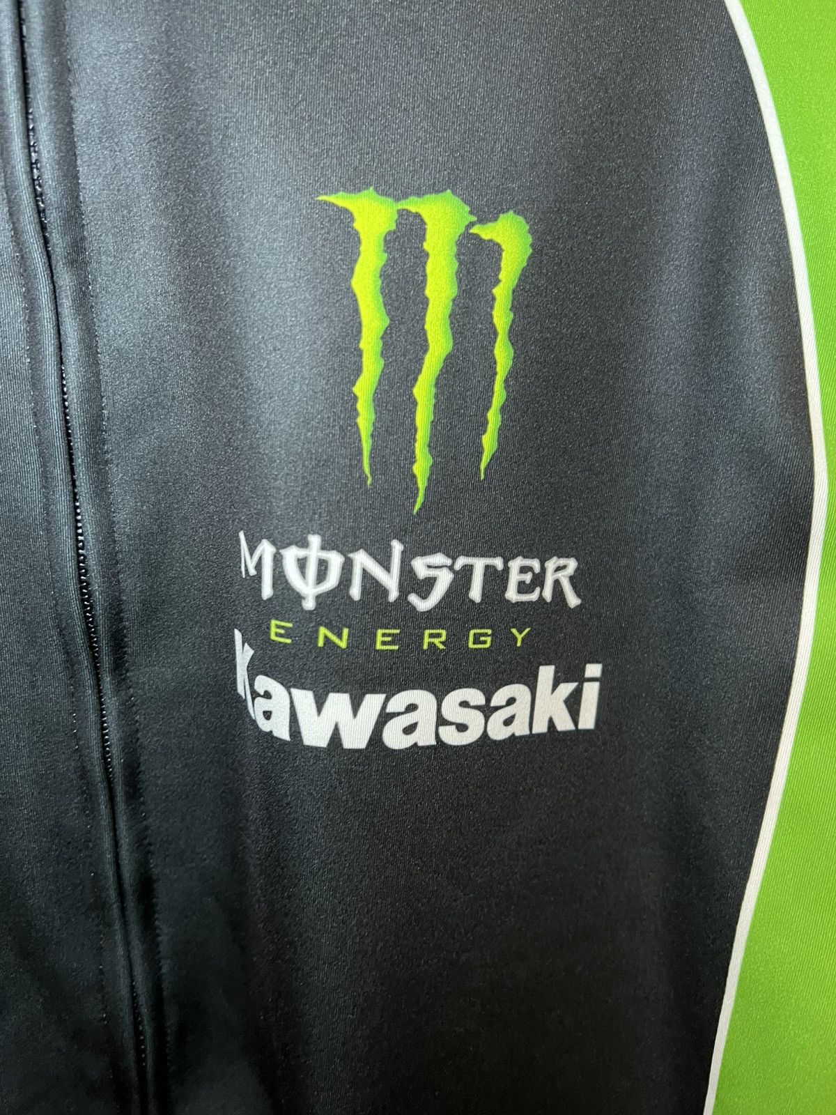 Vintage Vintage Kawasaki Monster Energy HSD thermal racing jacket Size US XL / EU 56 / 4 - 4 Thumbnail