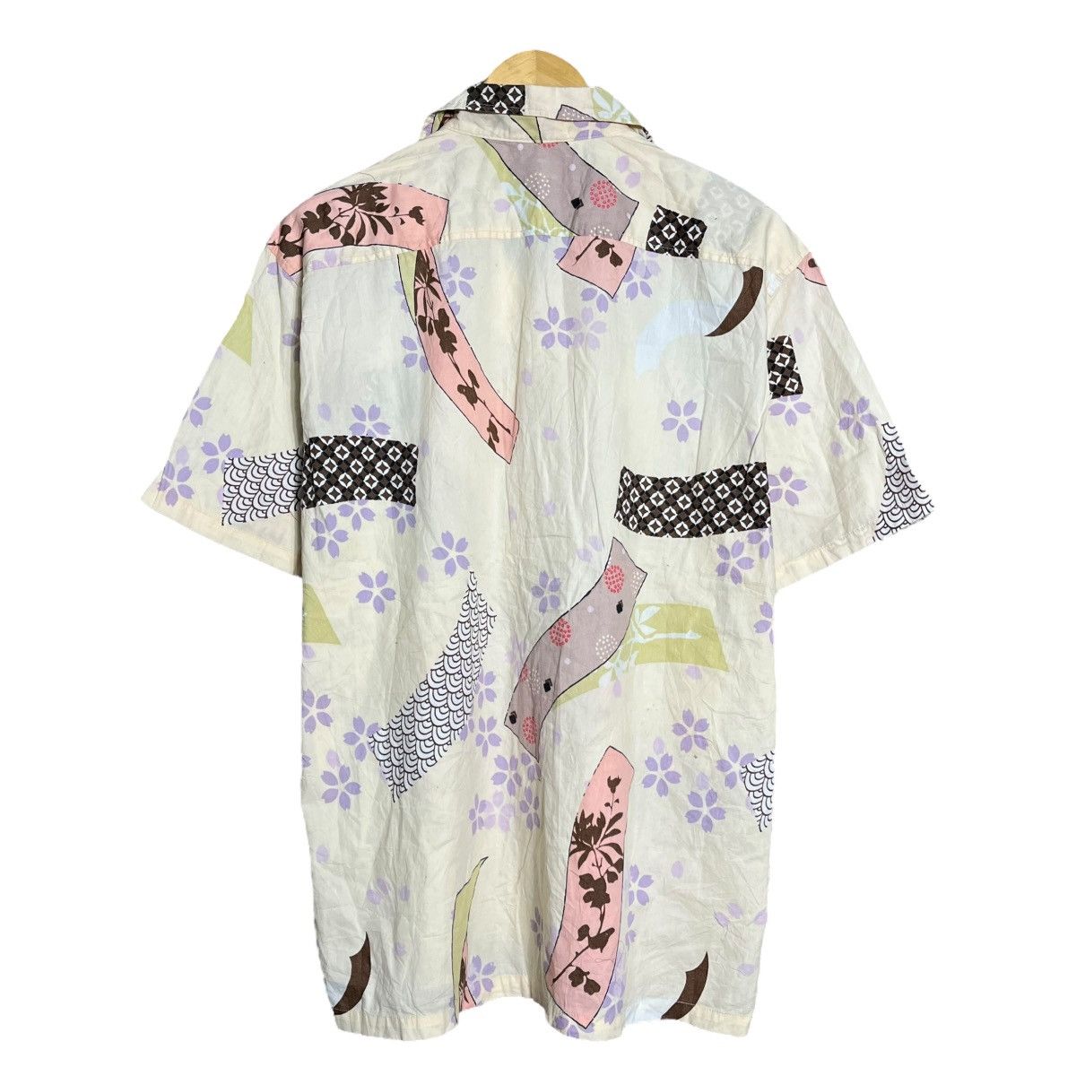 Designer × Issey Miyake × Japanese Brand Vintage Issey Miyake Design Studio Open Collar Pocket Shirt Size US L / EU 52-54 / 3 - 2 Thumbnail