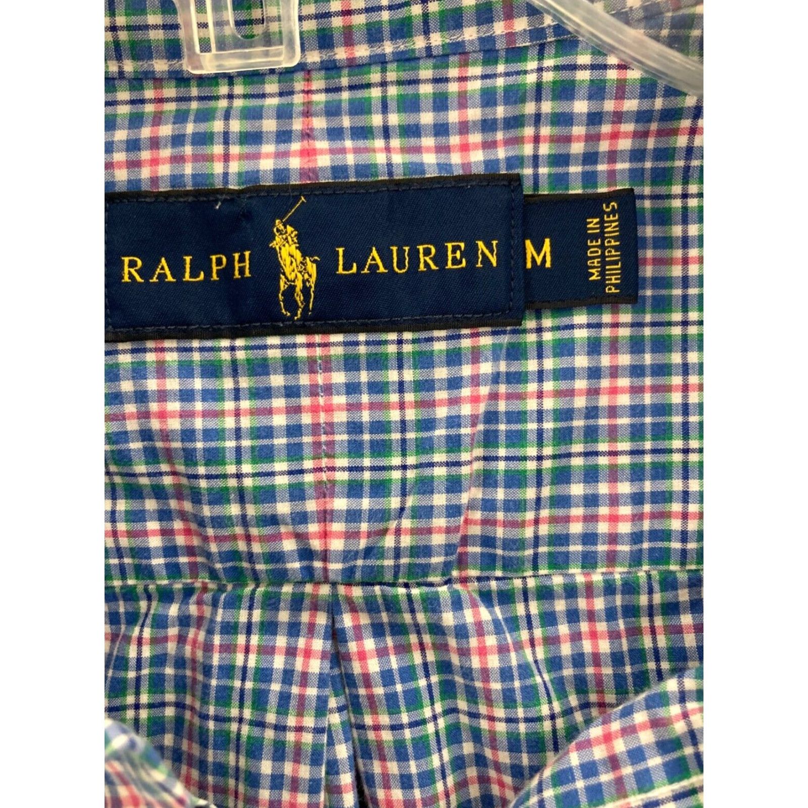 Ralph Lauren Ralph Lauren Shirt Mens Medium Button-Up Long Sleeve Plaid Multicolor Cotton Regular Collar-Point Classic Preppy Theme Mens Size US M / EU 48-50 / 2 - 5 Thumbnail