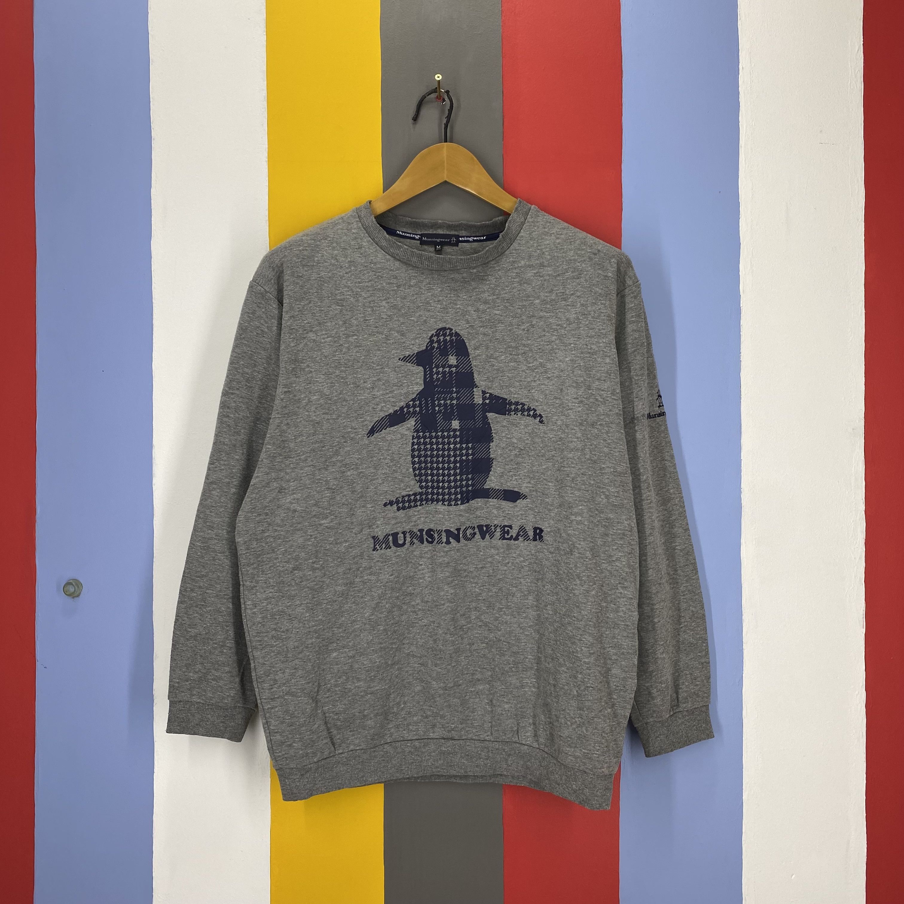 Japanese Brand MUNSING WEAR Crew Neck Sweatshirt #1894/09 Size US M / EU 48-50 / 2 - 1 Thumbnail