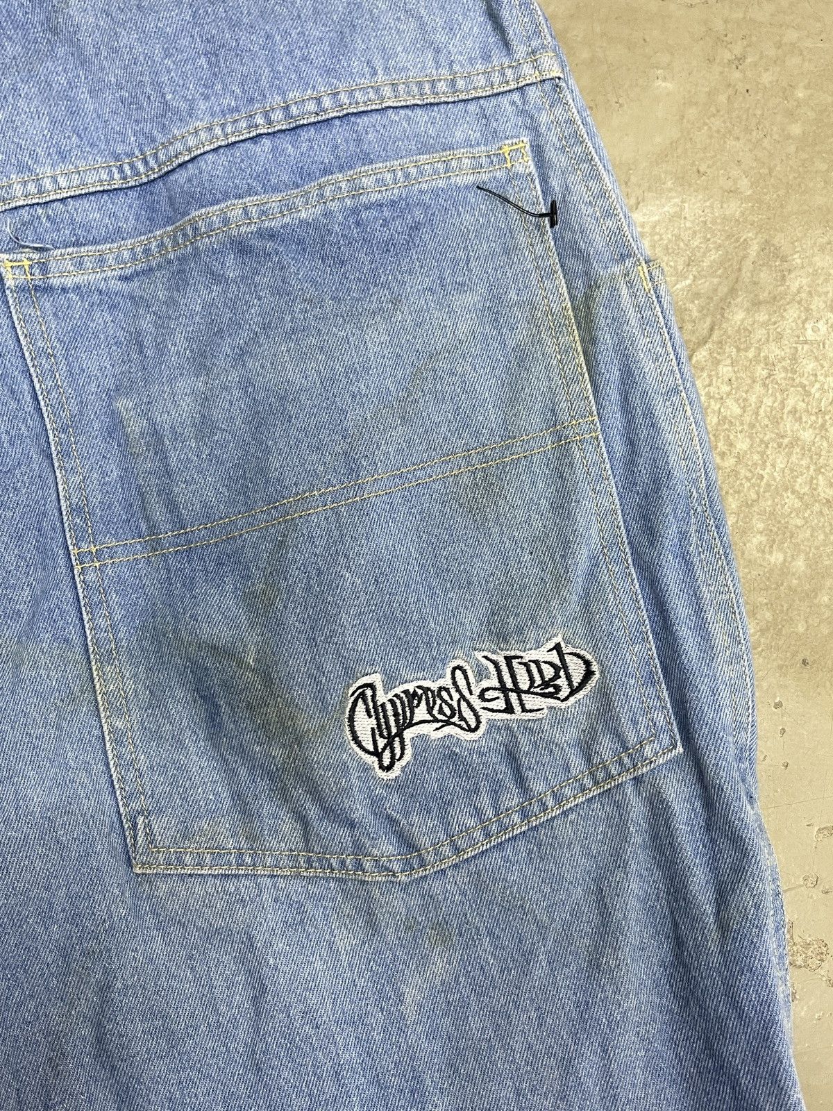Rap Tees × Vintage Vintage Cypress Hill Emboidery Baggy Denim Jorts Pants Size US 32 / EU 48 - 5 Thumbnail