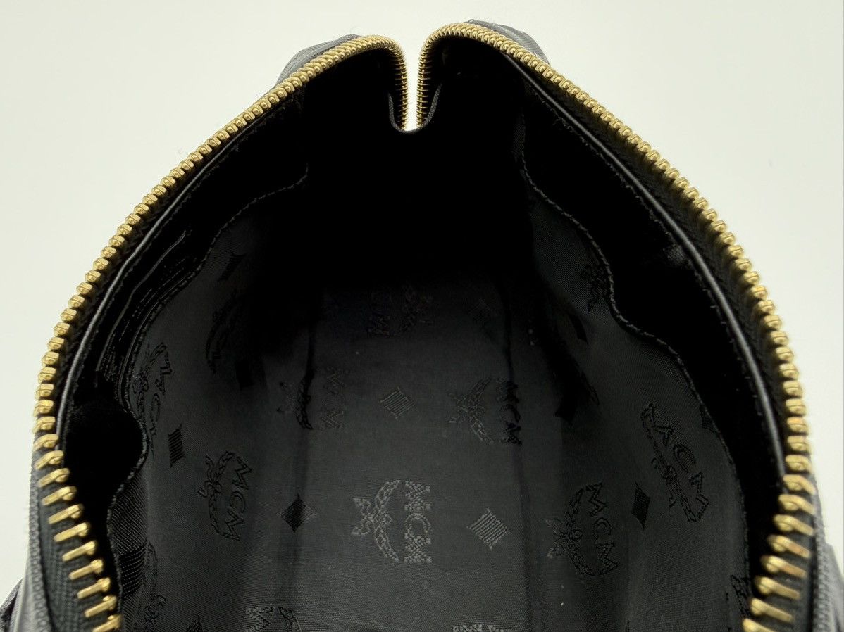 MCM MCM Visetos Logogram 2-Way Hand Bag – Black Size ONE SIZE - 15 Thumbnail