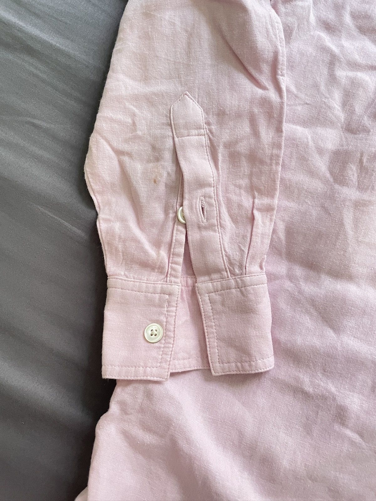 Aritzia 🌸 Wilfred Free Linen Blend Shirt Dress – Pink, Fits Small, Size S / US 4 / IT 40 - 4 Thumbnail