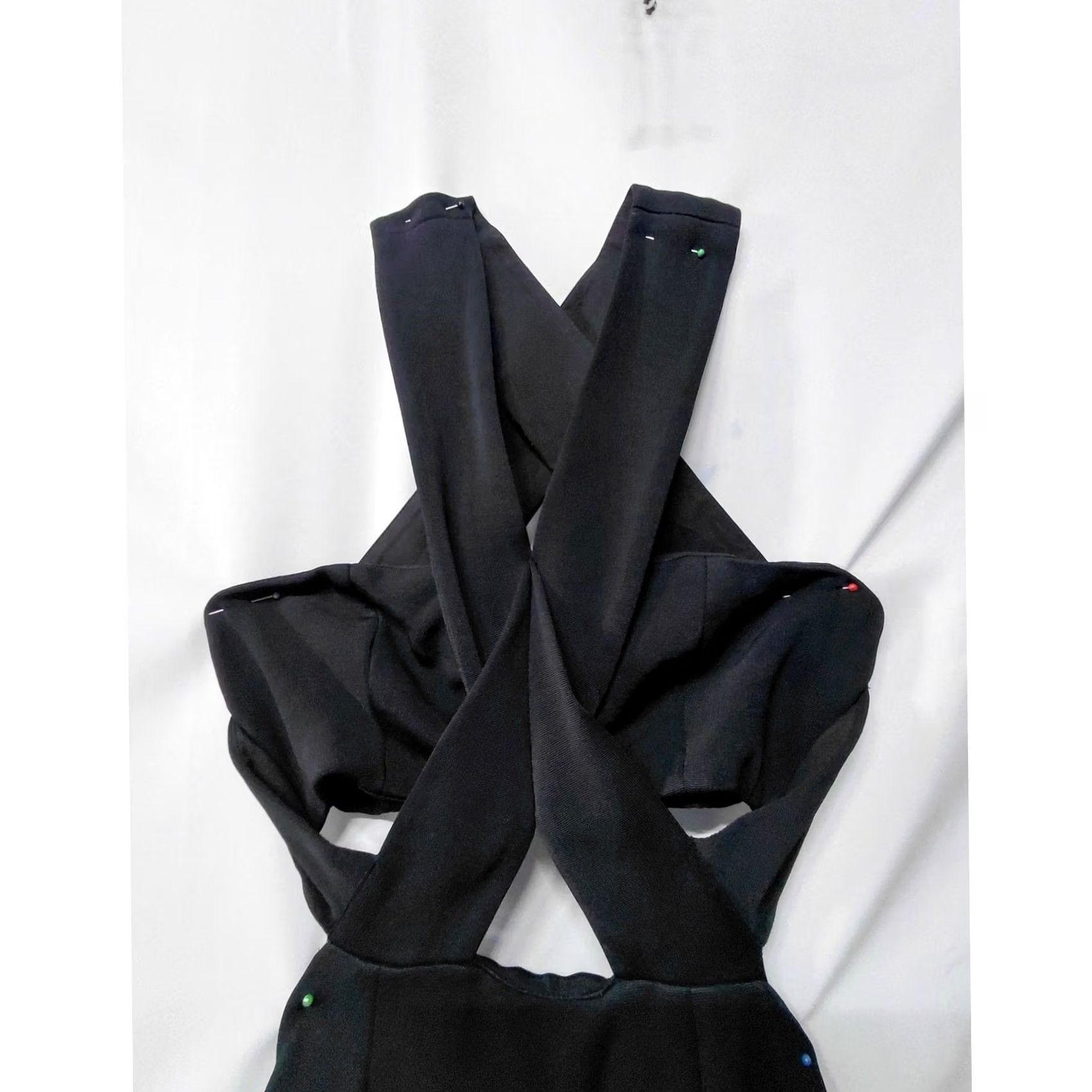 NICHOLAS Nicholas Black Midi Dress Solid Sleeveless Cutout Women Size 4 Size S / US 4 / IT 40 - 3 Thumbnail