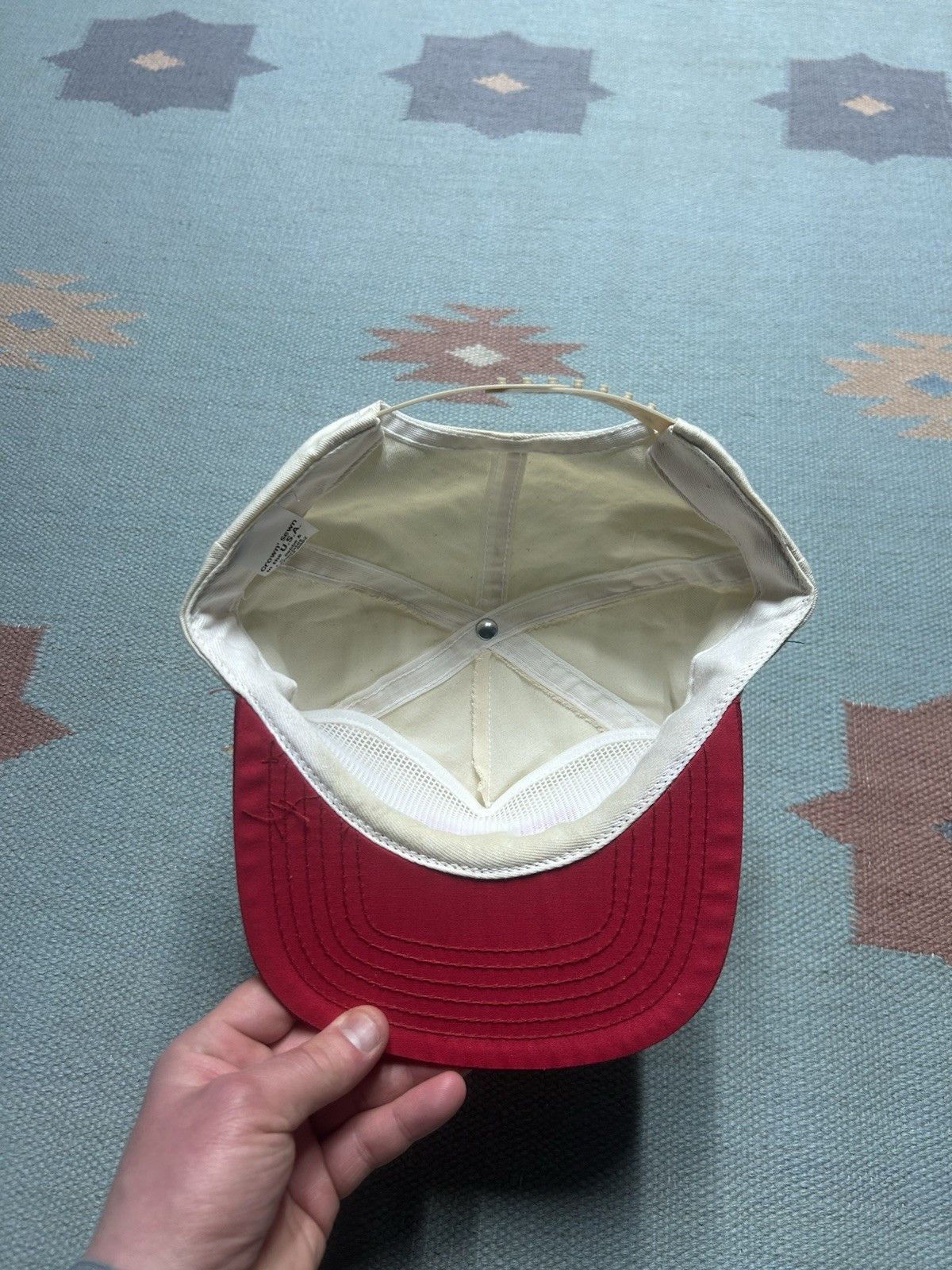 Vintage Vtg SnapBac hat Harness Xtra 5.6L herbicide farm made in USA Size ONE SIZE - 5 Thumbnail